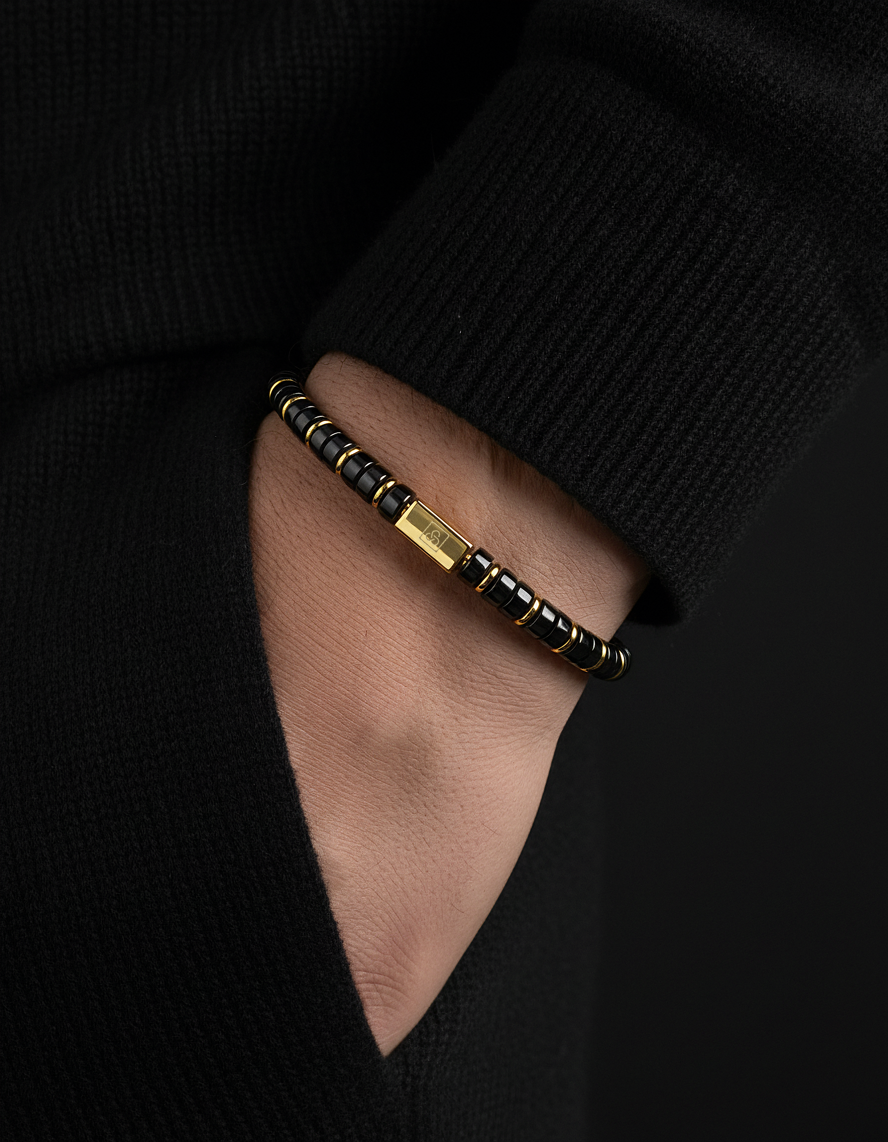 Onyx Bracelet 6mm | Spacer #2