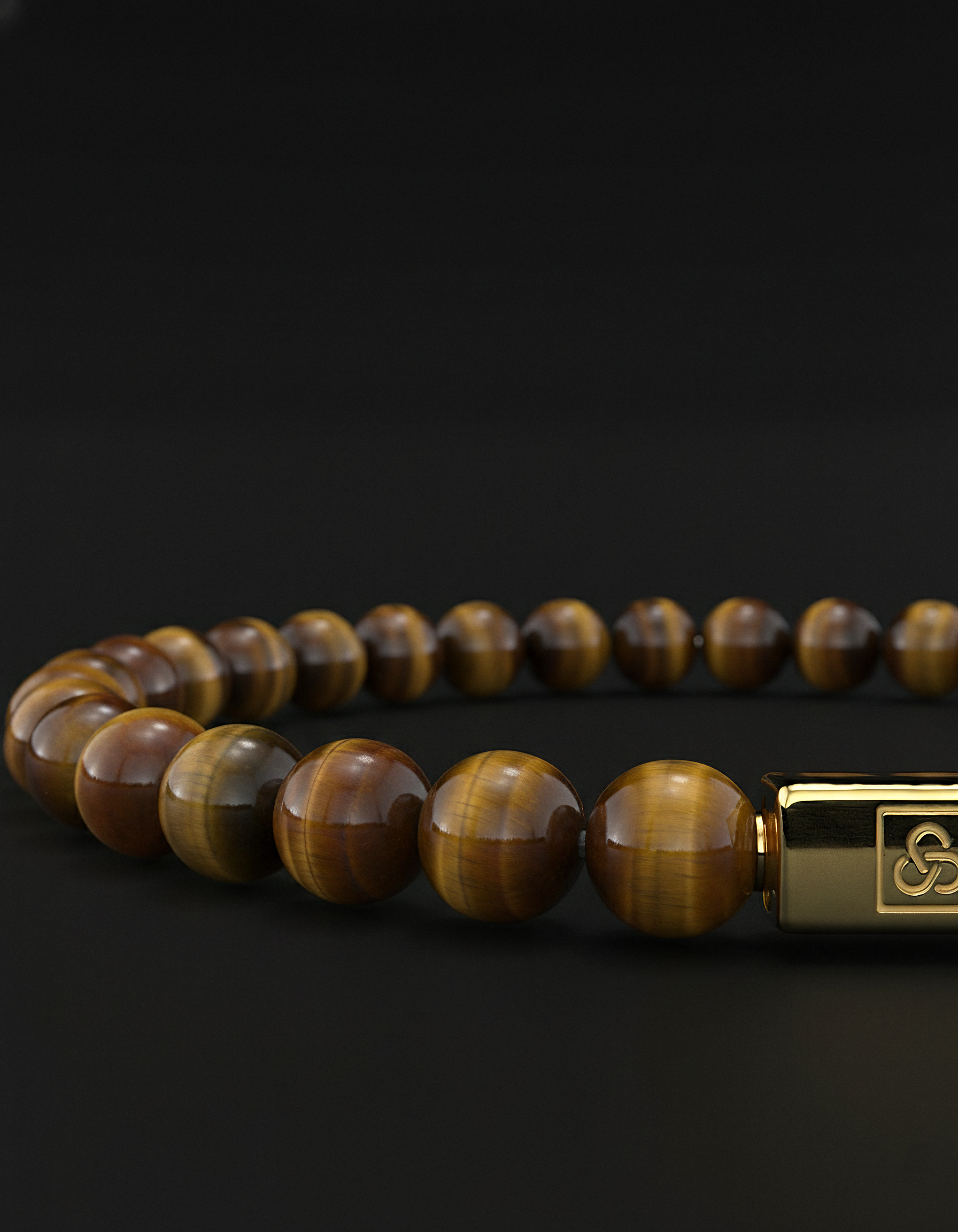 Bracelet Oeil de Tigre 6mm | Essentiel