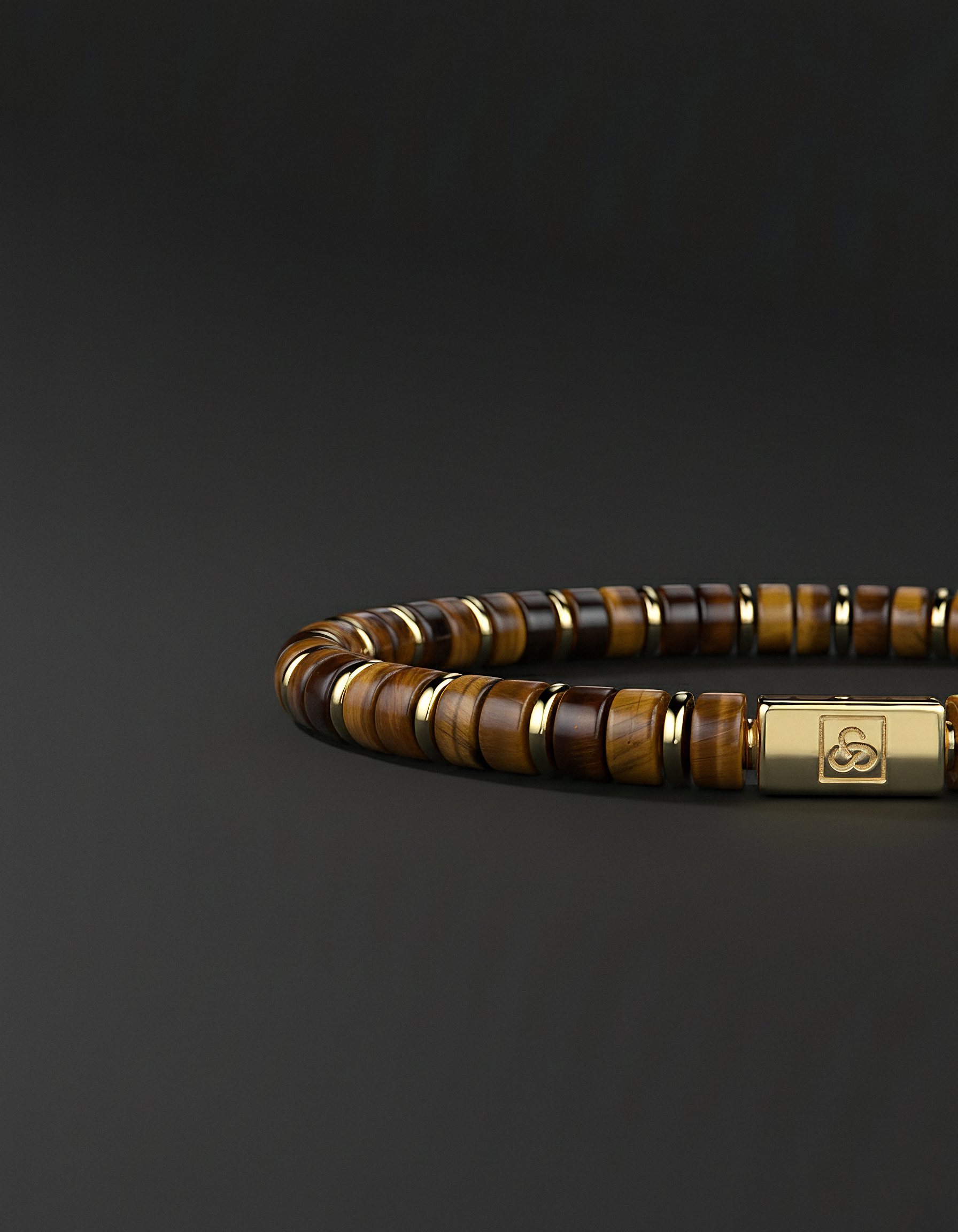 Pulsera de Ojo de Tigre 6mm | Espaciador #2