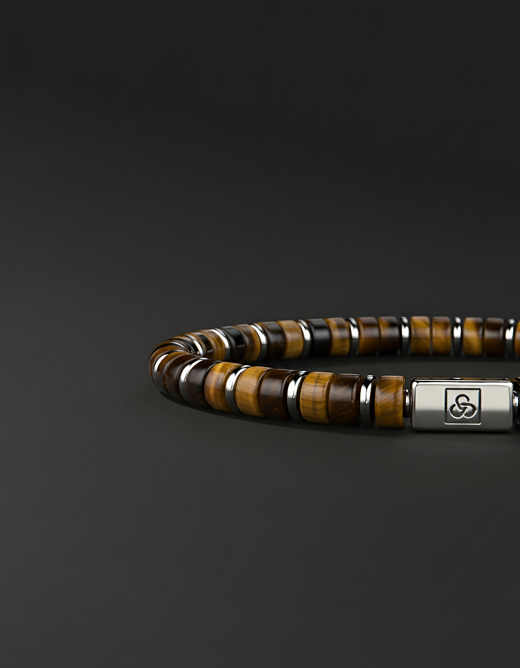 Pulsera de Ojo de Tigre 6mm | Espaciador #2