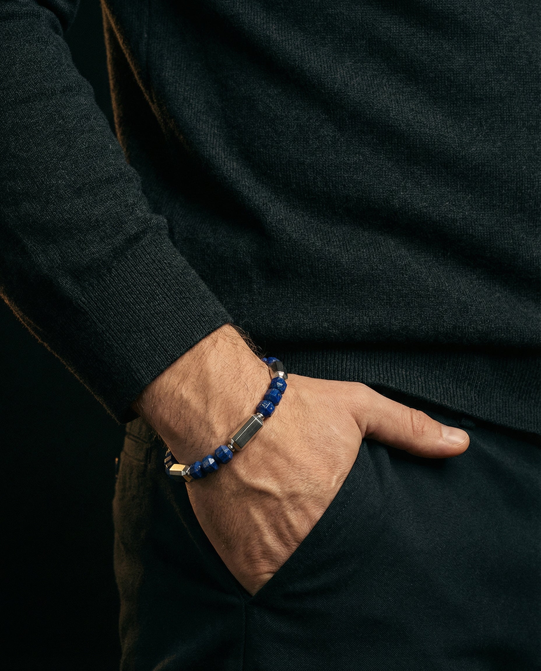 Lapis Lazuli Bracelet #2 5mm | Kubic