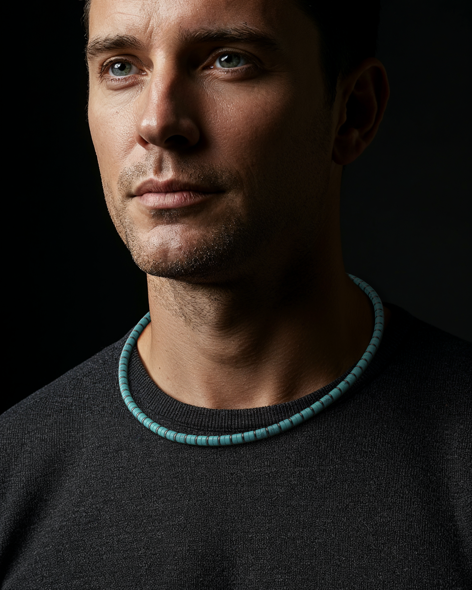 Collar de ónix de 4 mm | Espaciador #2