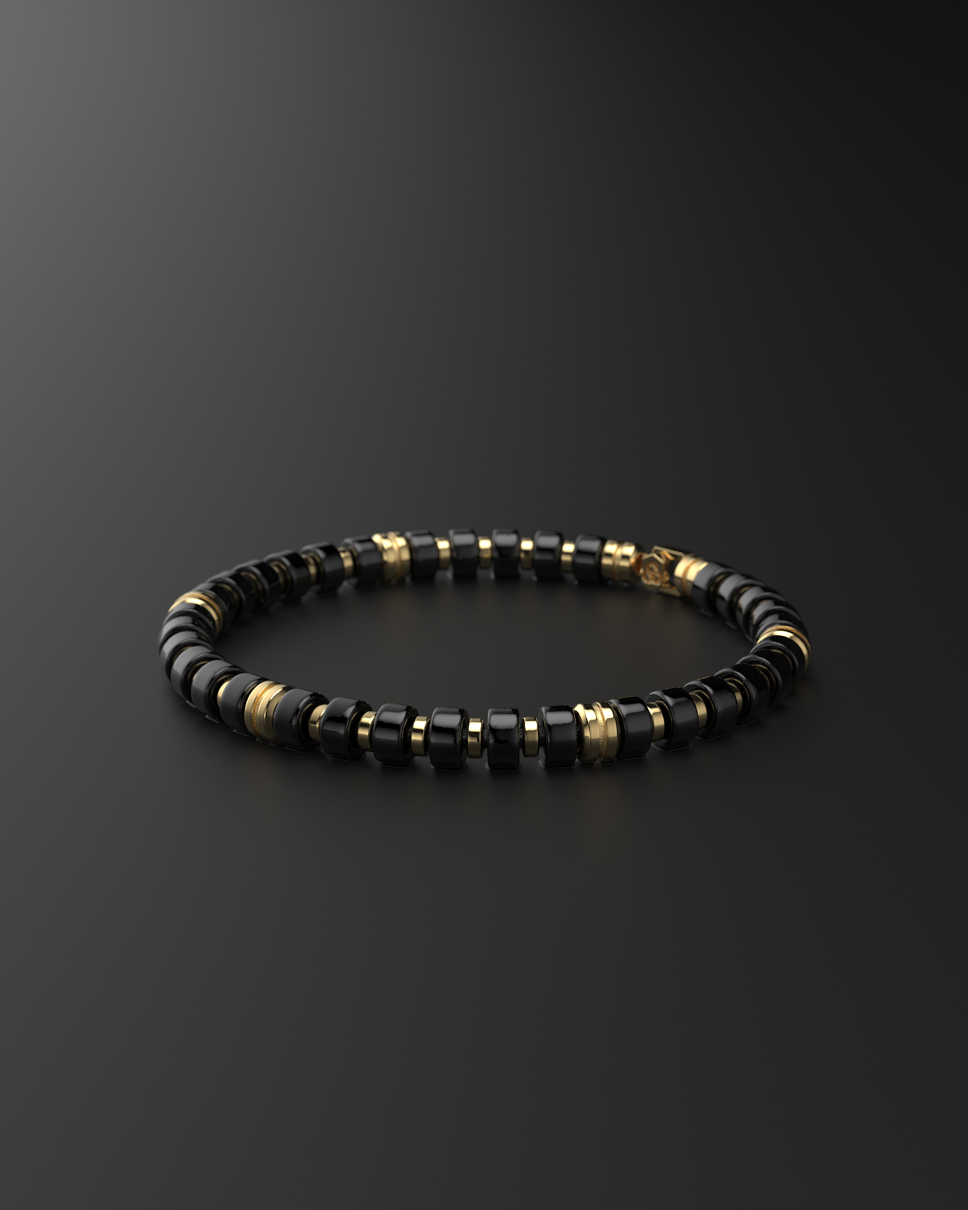 Onyx Armband 6mm | Premium-Abstandshalter
