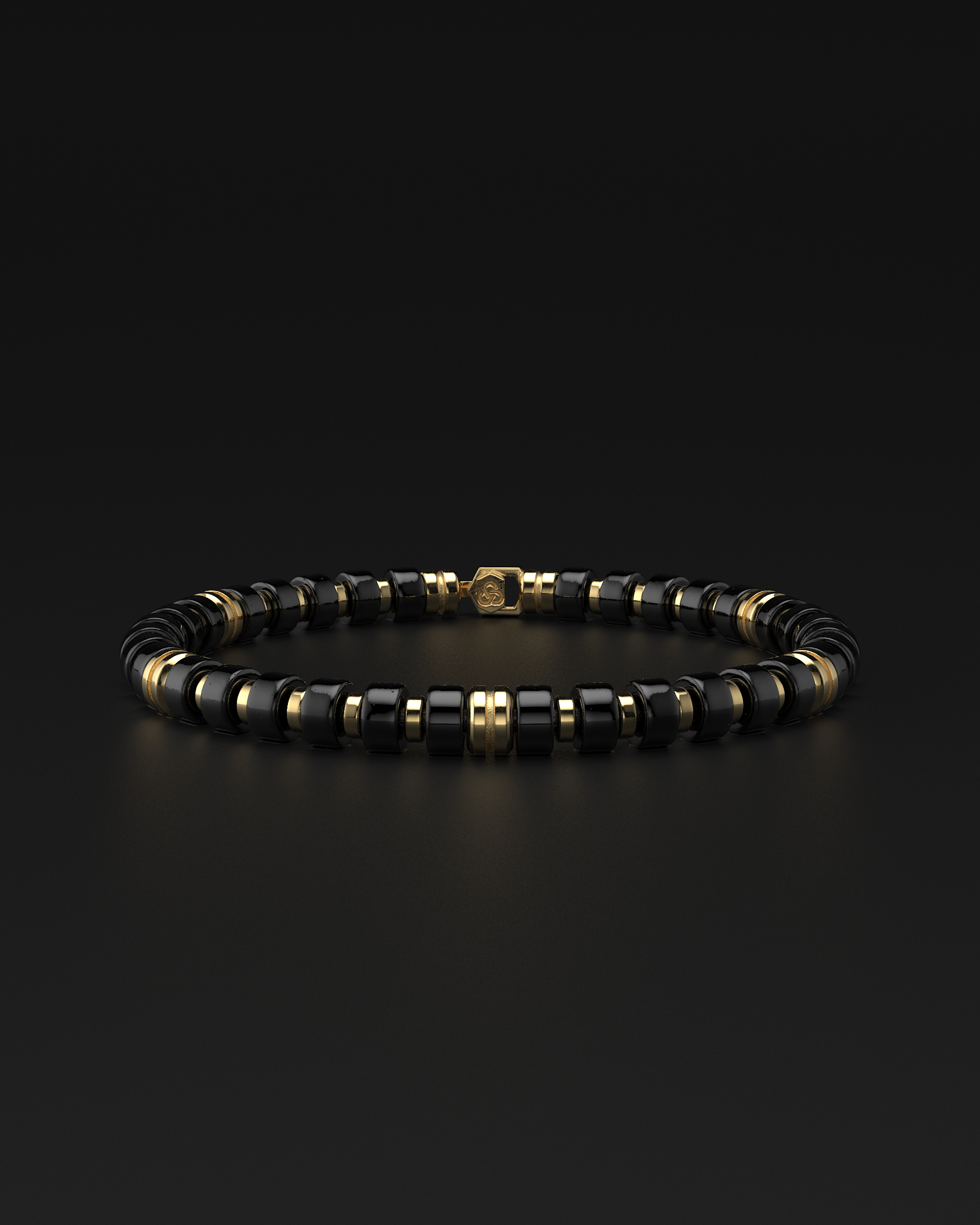 Onyx Armband 6mm | Premium-Abstandshalter