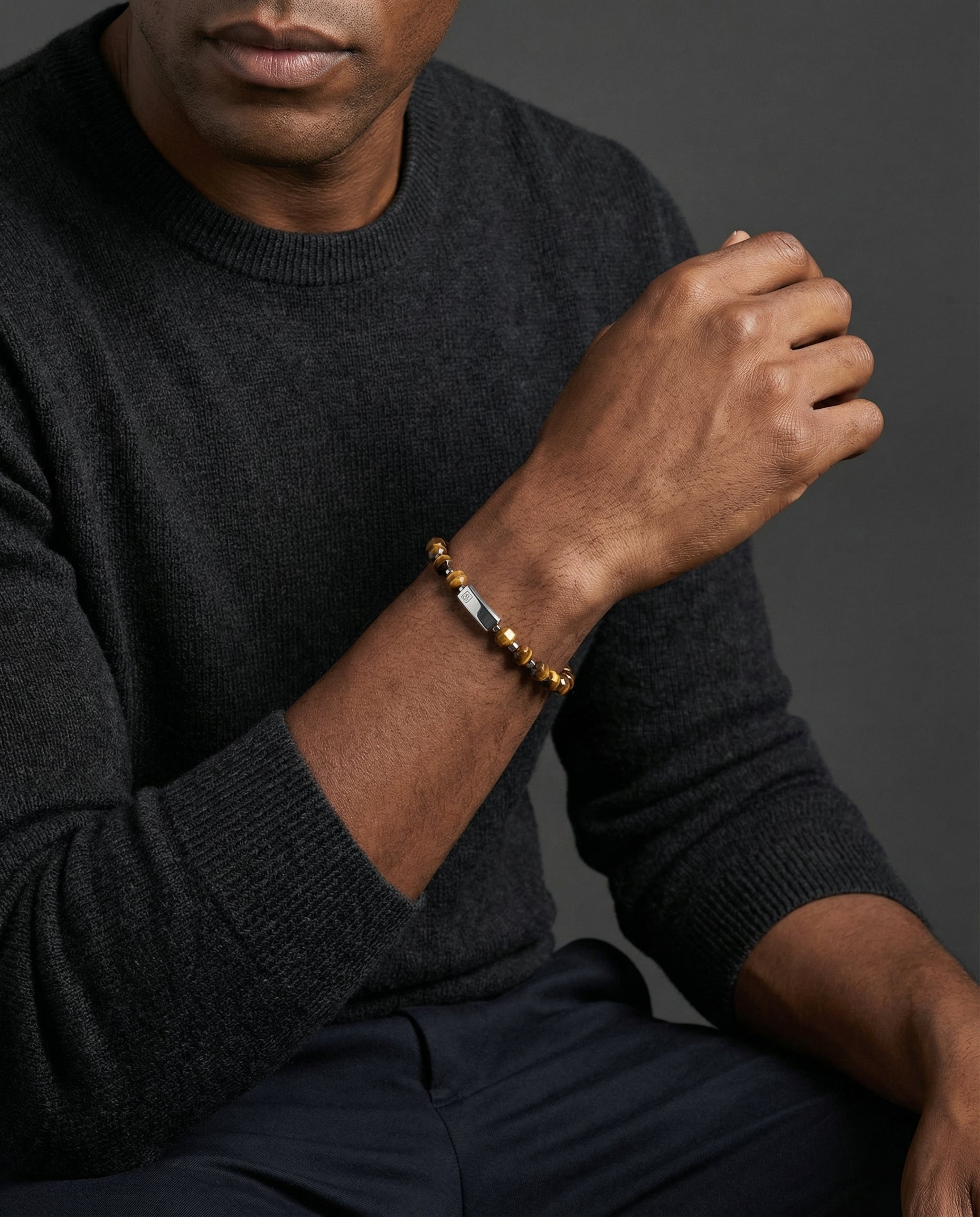 Tiger Eye Bracelet 5mm | Kubic