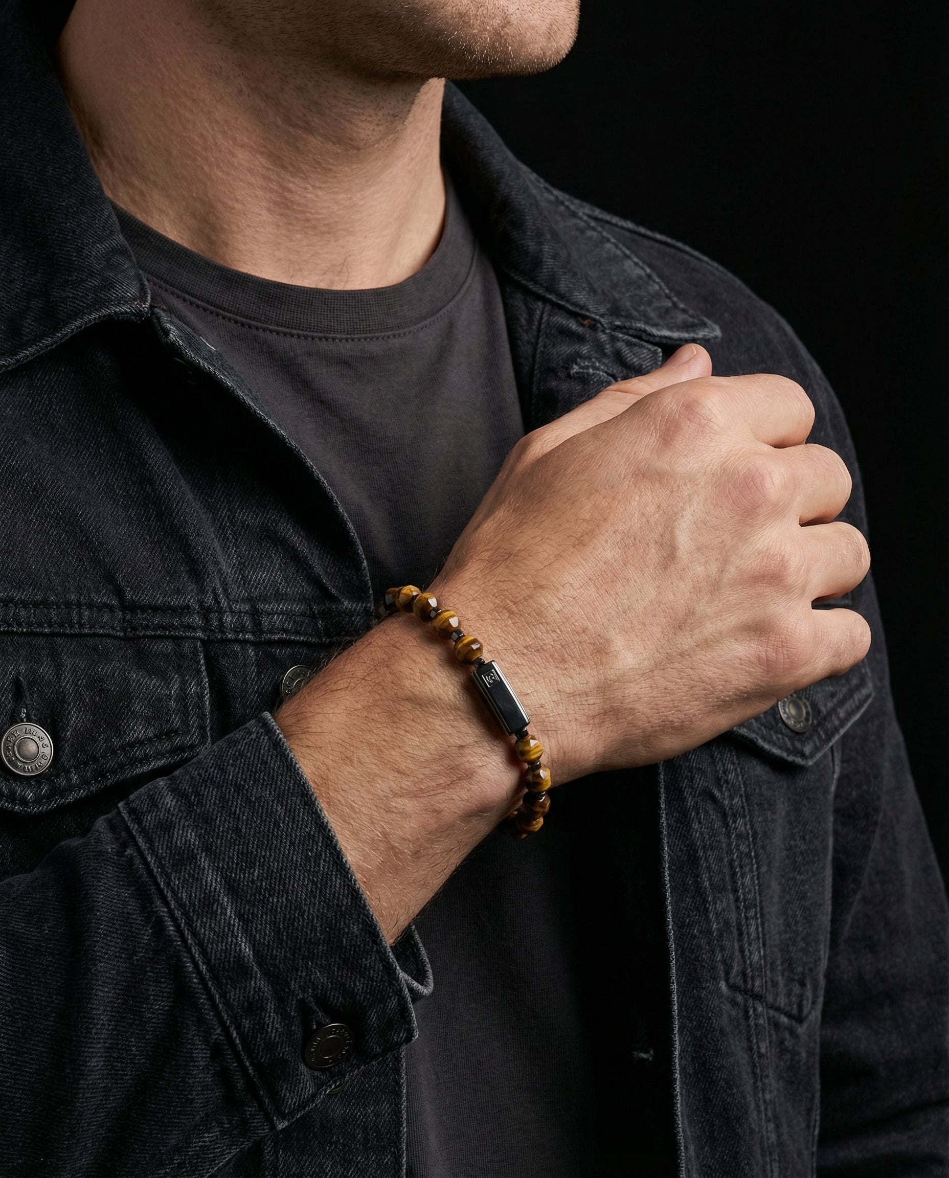 Tiger Eye Bracelet 5mm | Kubic