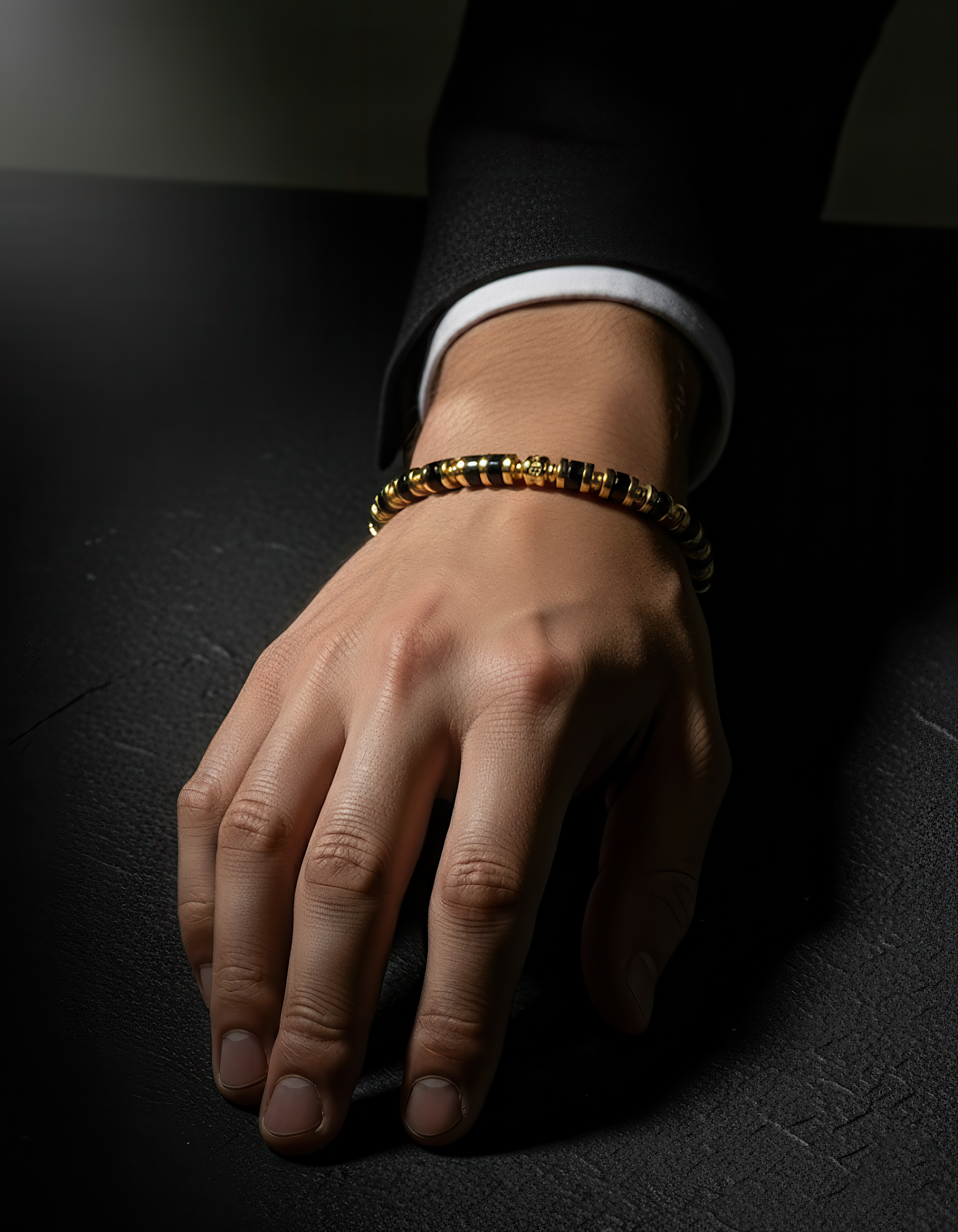 Onyx Bracelet 6mm | Spacer