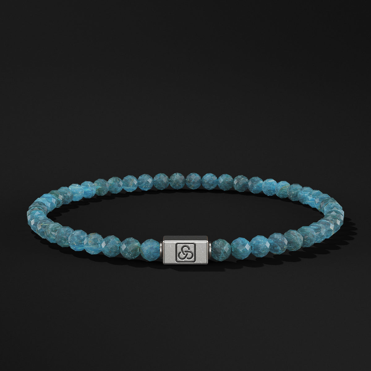 Essential Faceted Silver Bracelet 4mm