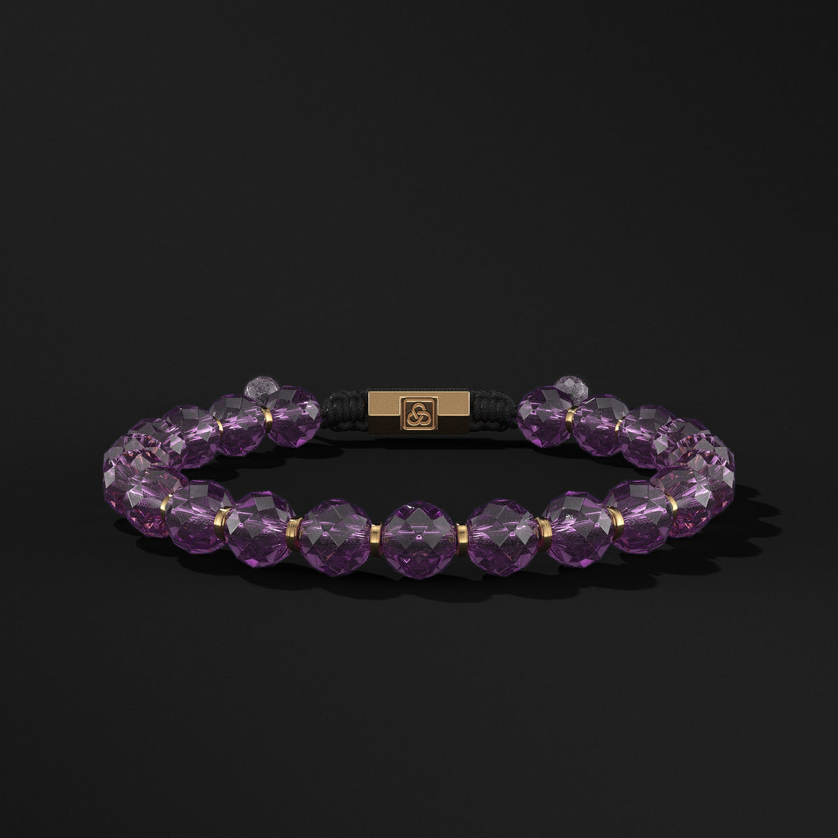 Faceted Beads Gold Vermeil Bracelet
