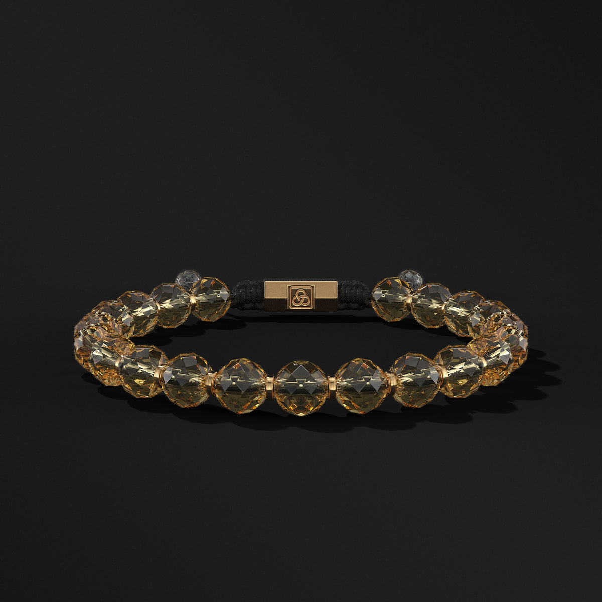 Faceted Beads Gold Vermeil Bracelet