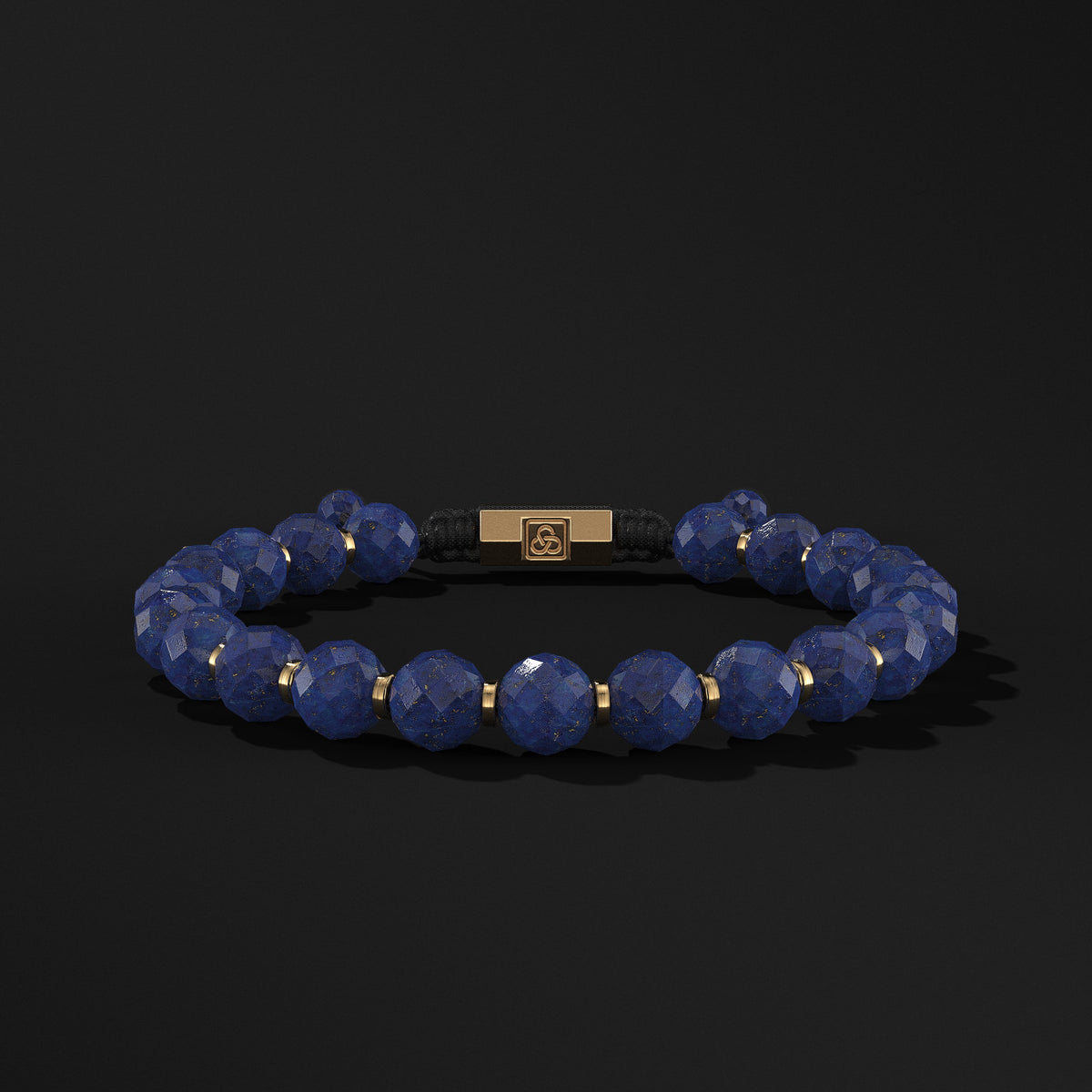 Faceted Beads Gold Vermeil Bracelet