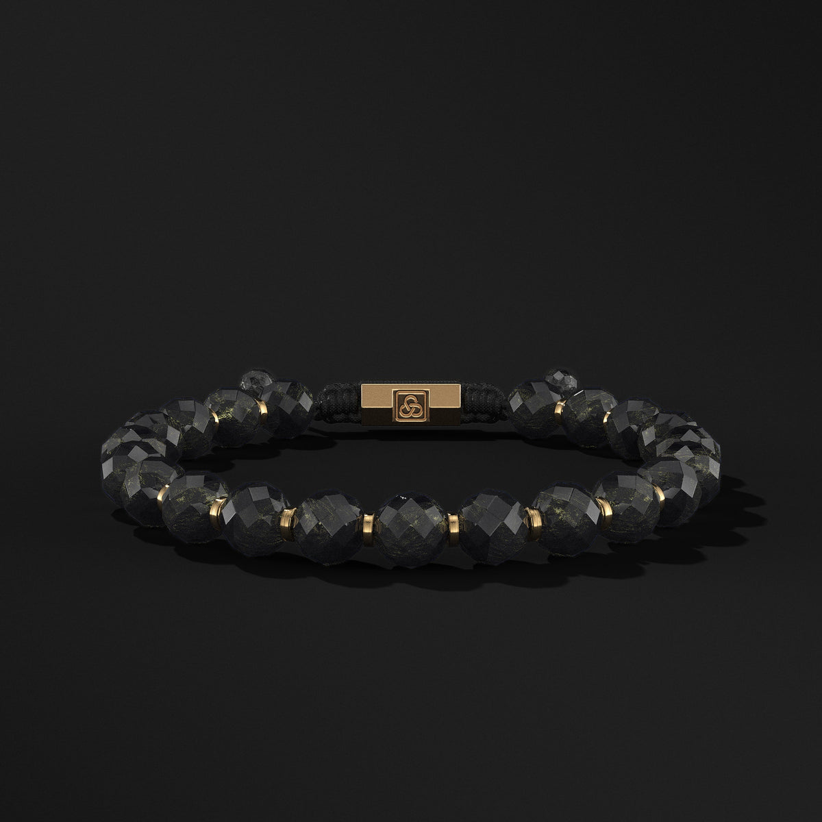 Faceted Beads Gold Vermeil Bracelet