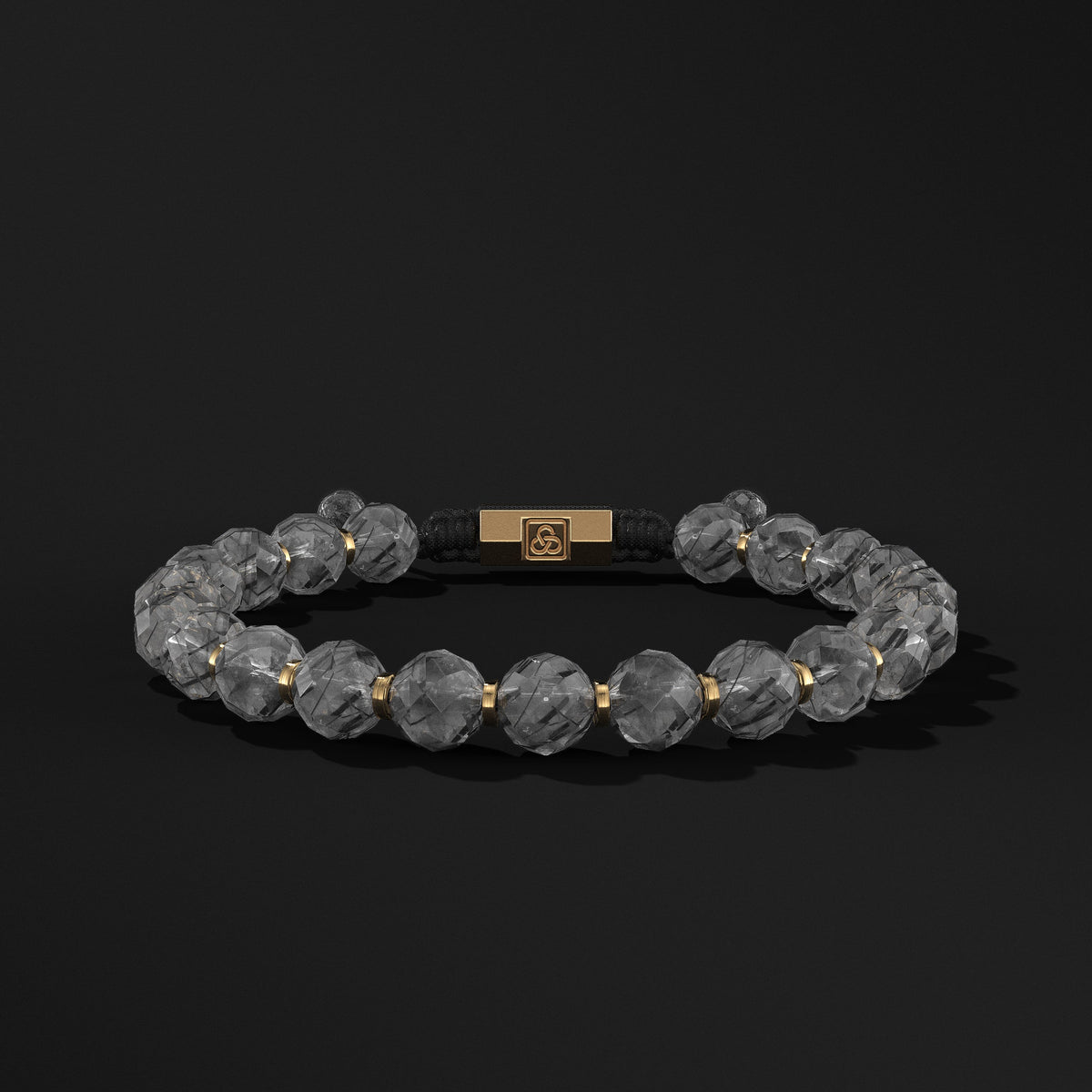 Faceted Beads Gold Vermeil Bracelet
