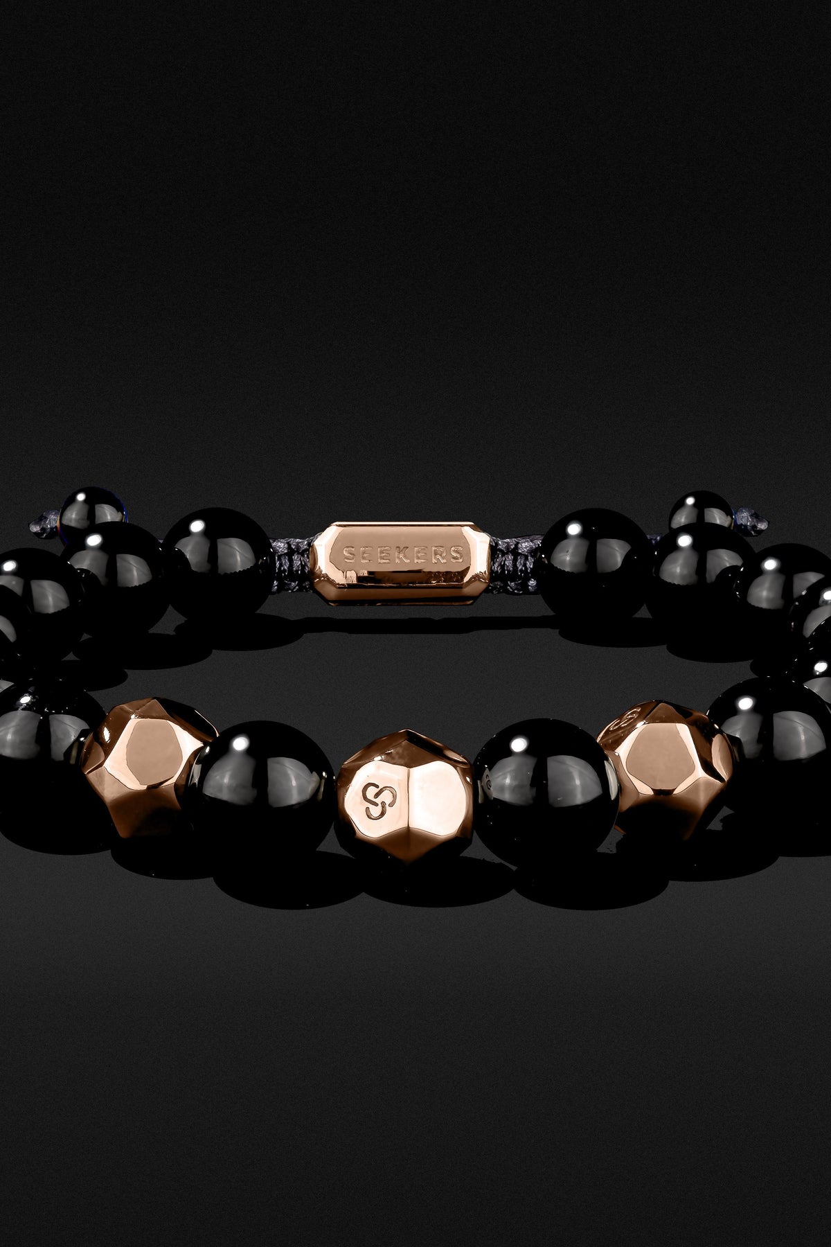 Solid Rose Gold Bracelet - Geom