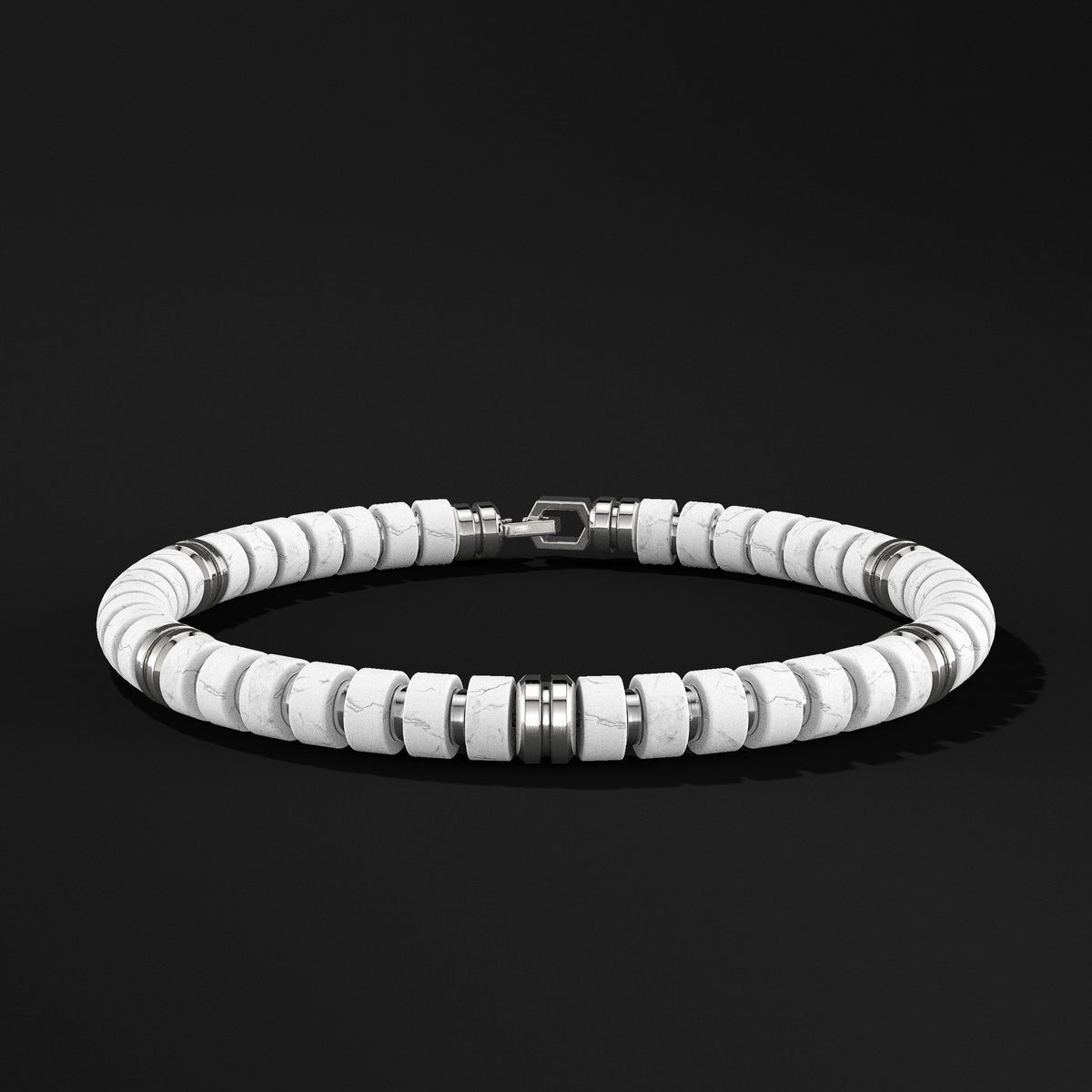 Premium Spacer Silver Bracelet 6mm