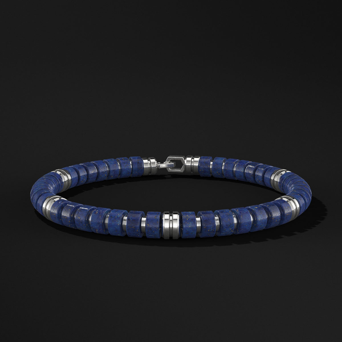 Premium Spacer Silver Bracelet 6mm