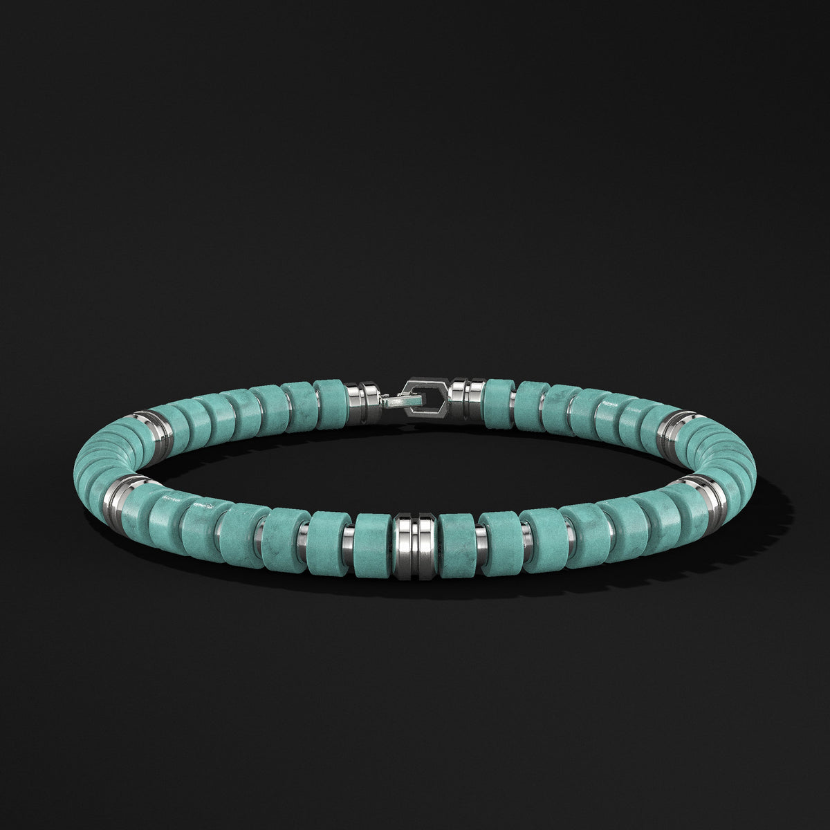 Premium Spacer Silver Bracelet 6mm