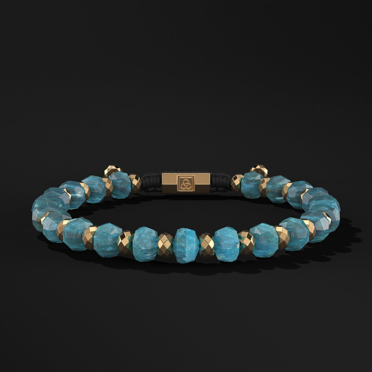 Rondelle Faceted Gold Vermeil Bracelet