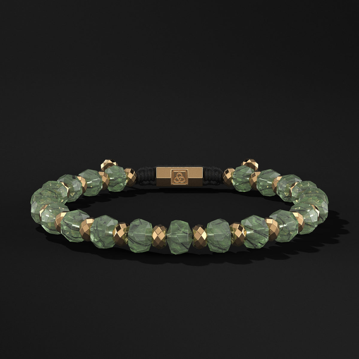 Rondelle Faceted Gold Vermeil Bracelet