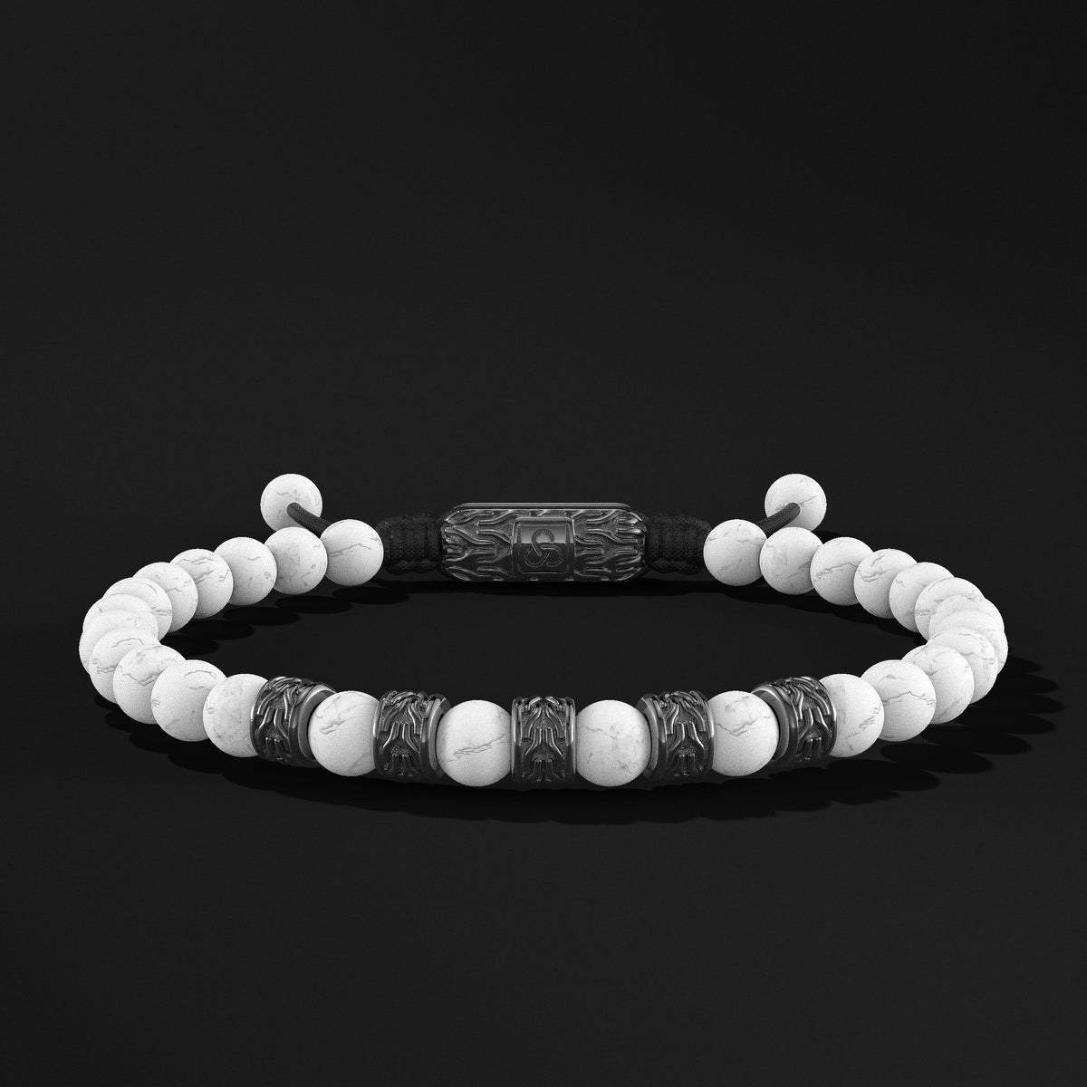 Snake Black Rhodium Bracelet 6mm