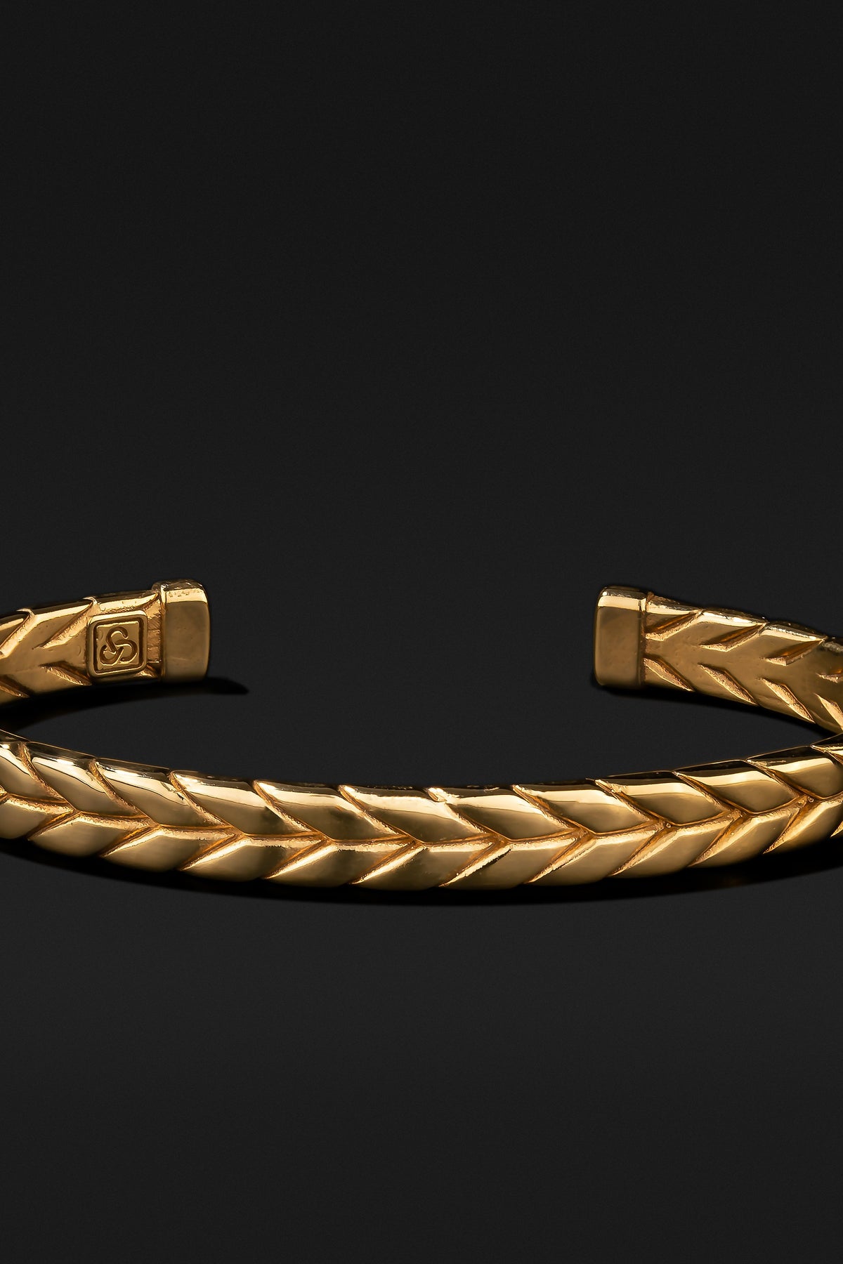 Woven Solid Gold Bracelet