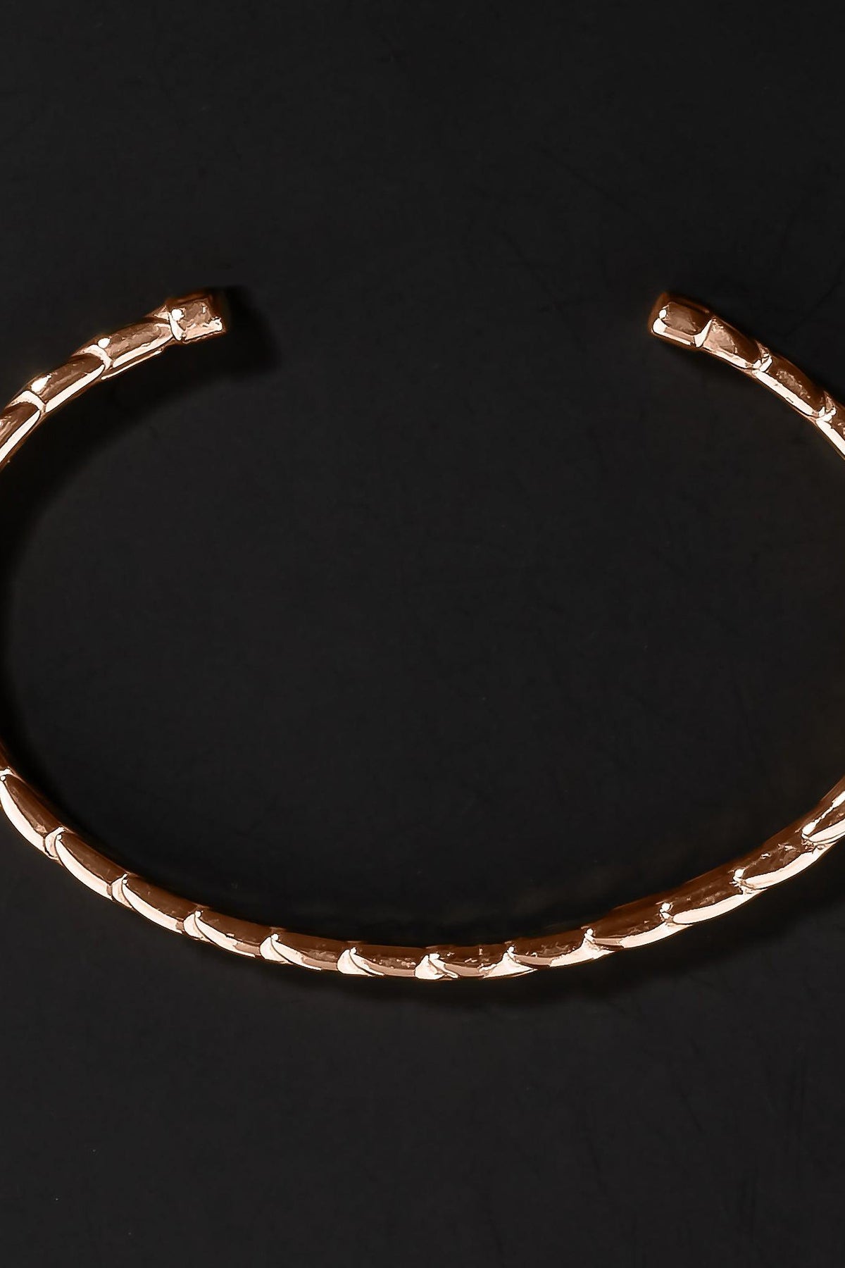 Woven Rose Solid Gold Bracelet