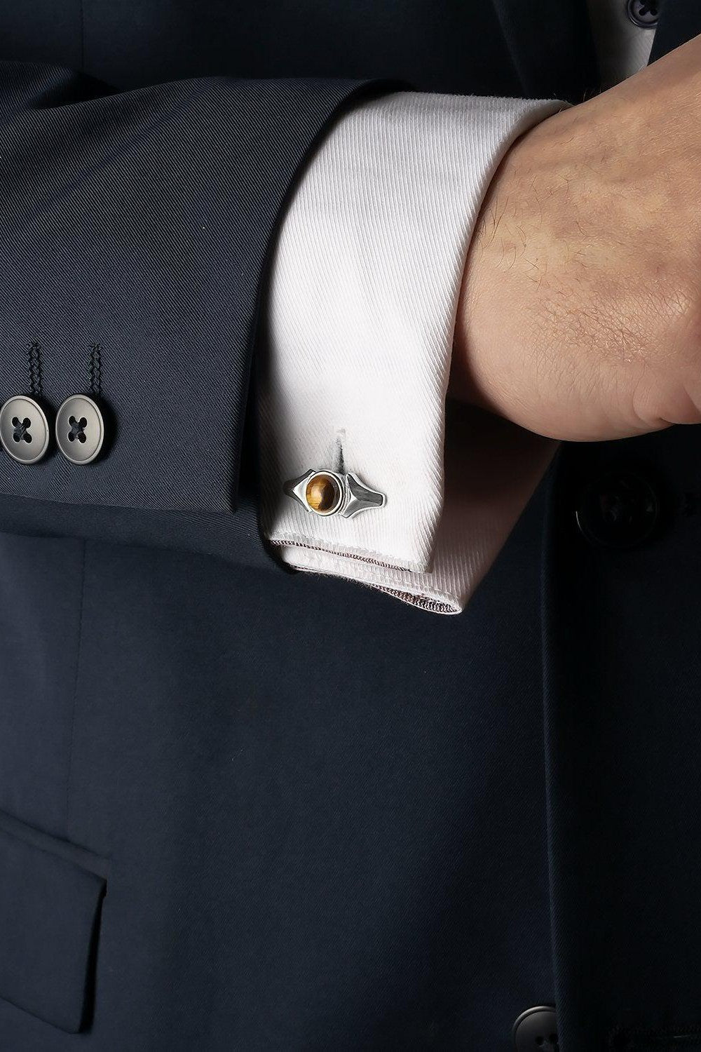 Kudos Silver Cufflinks