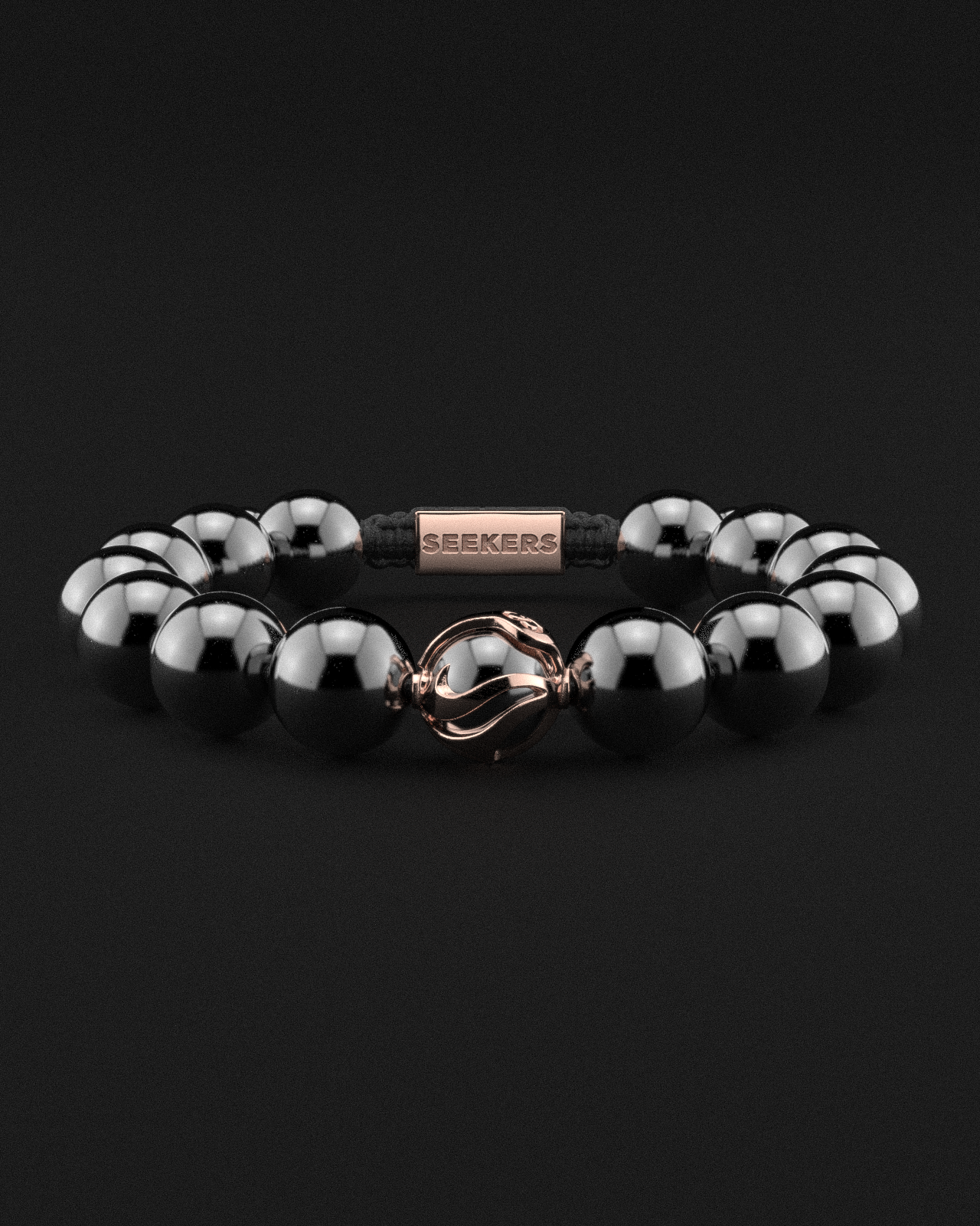 18K ROSE GOLD BRACELET 12MM | WAVES