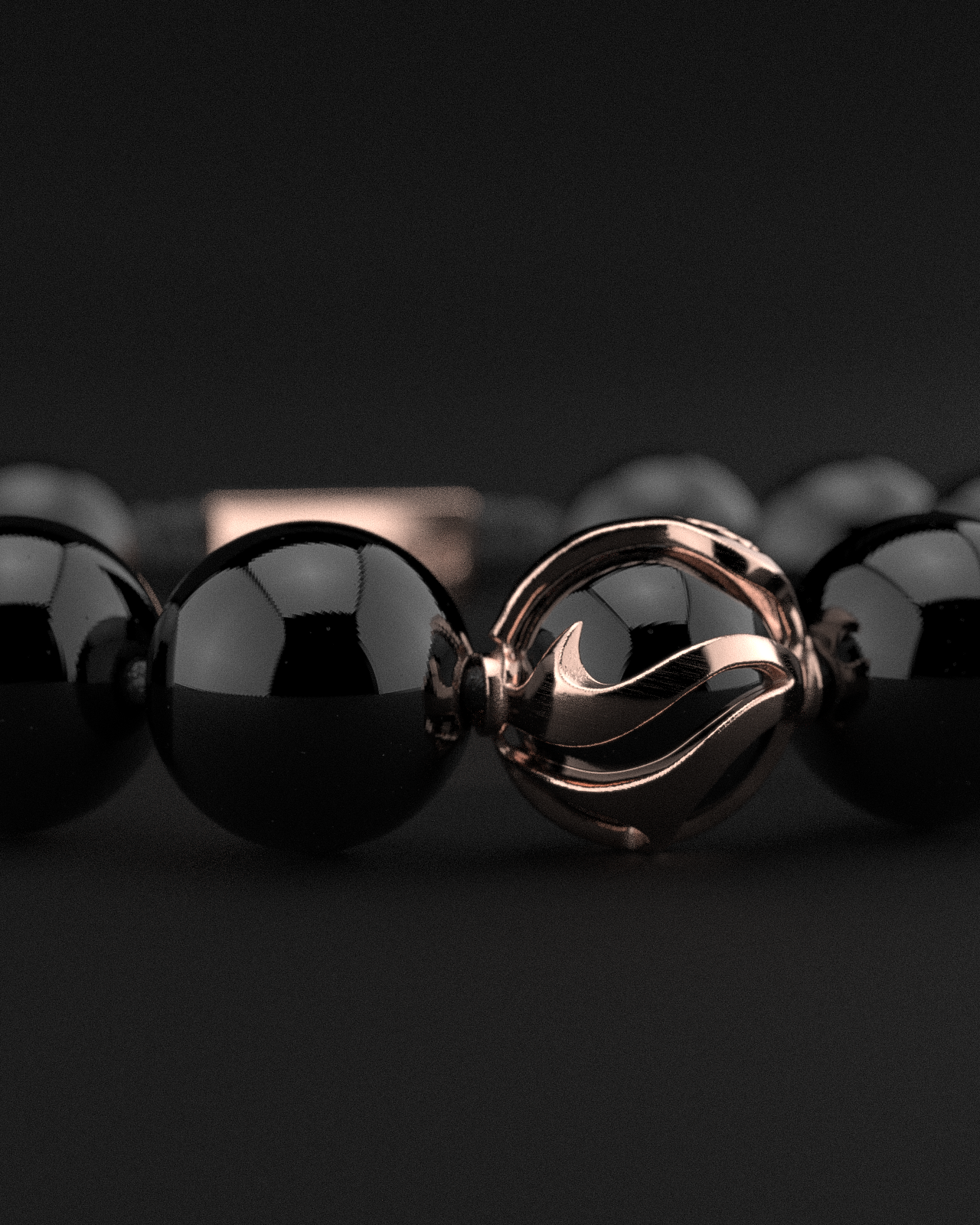 18K ROSE GOLD BRACELET 12MM | WAVES