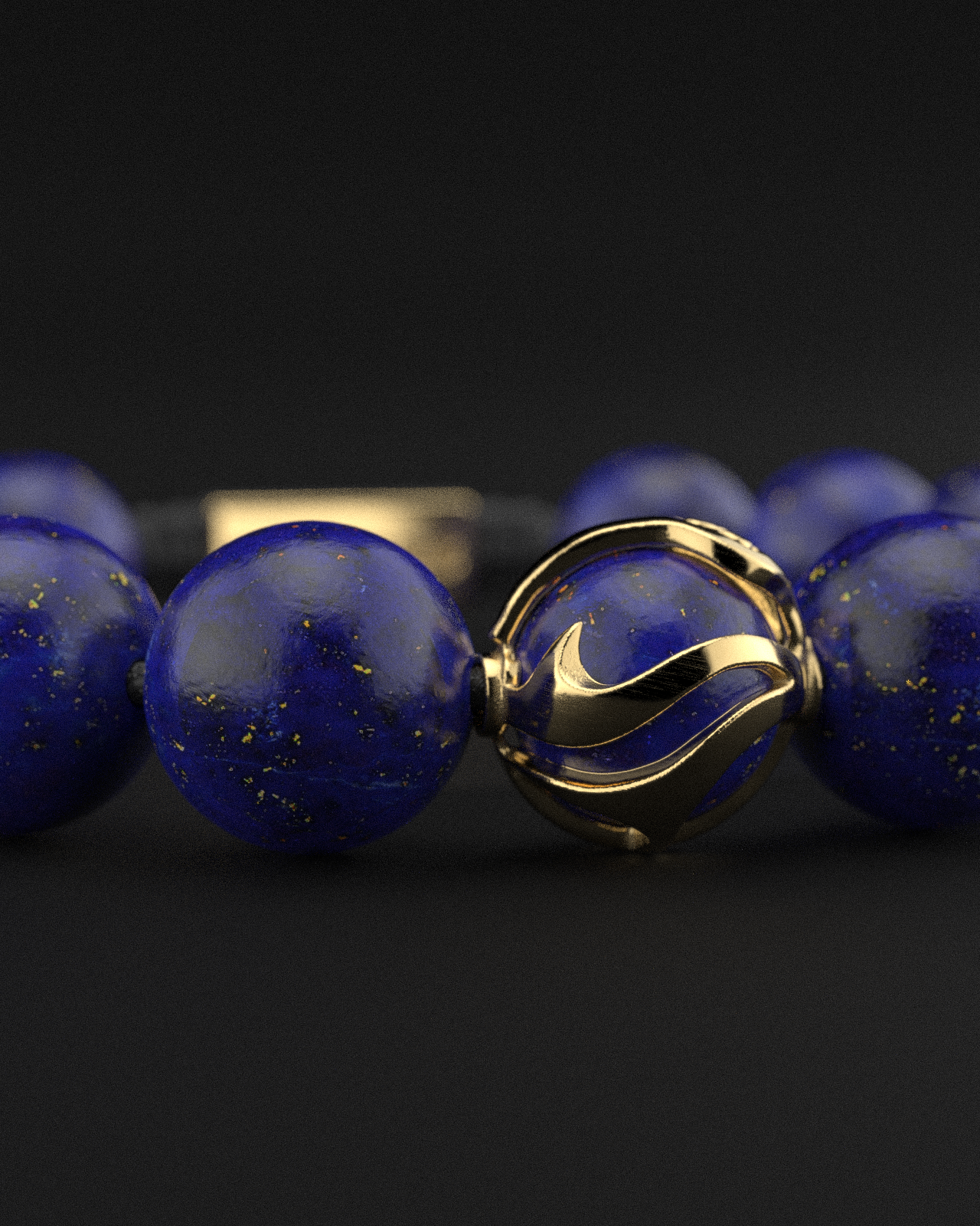 18K SOLID GOLD BRACELET 12MM | WAVES