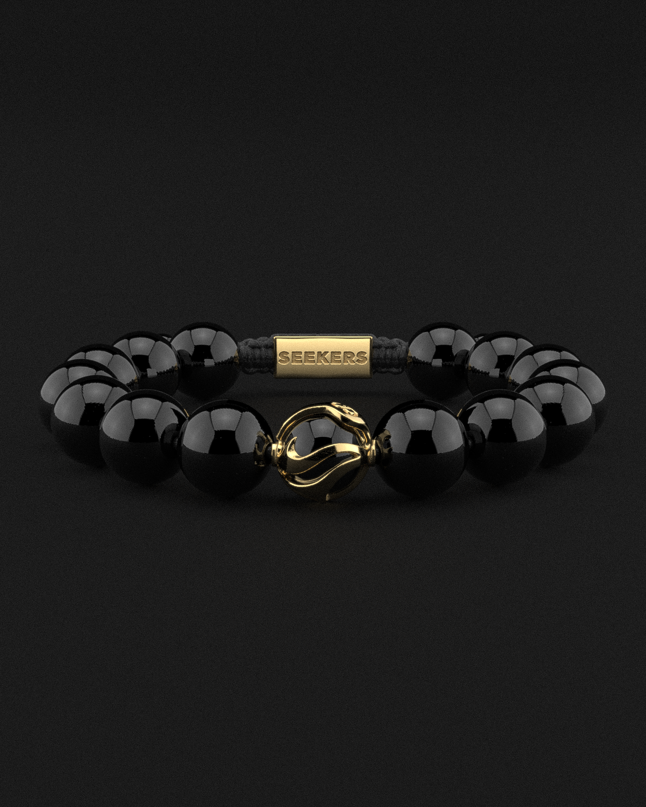 18K SOLID GOLD BRACELET 12MM | WAVES