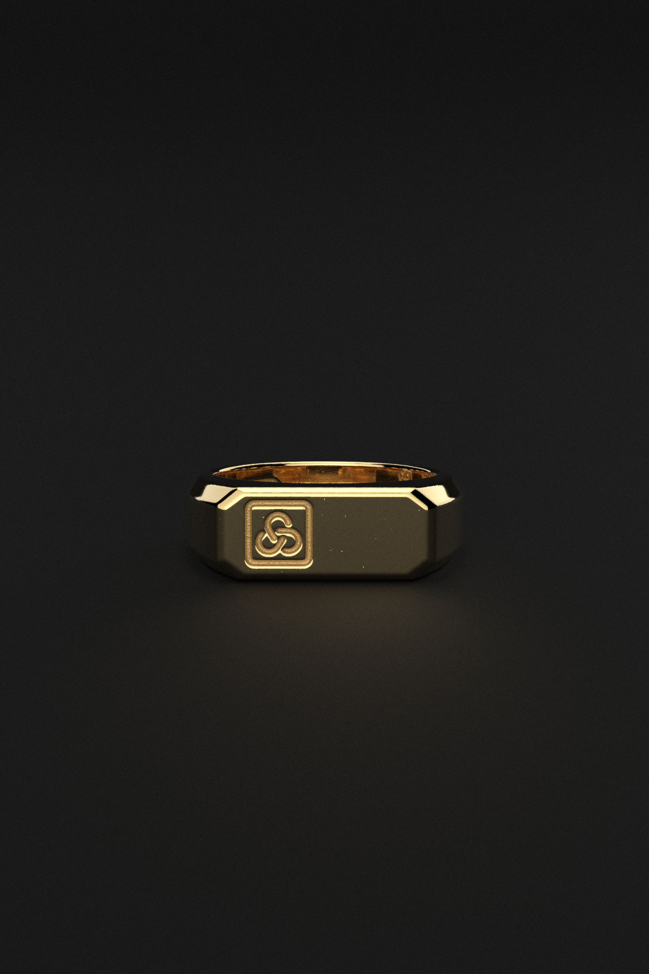 18K Solid Gold Ring | Signature