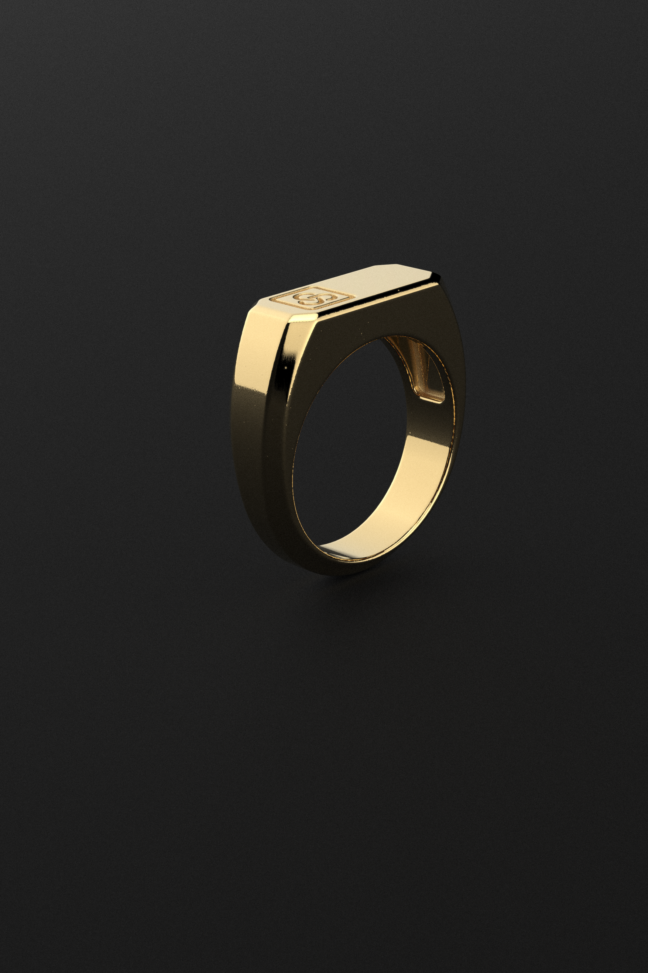 18K Solid Gold Ring | Signature