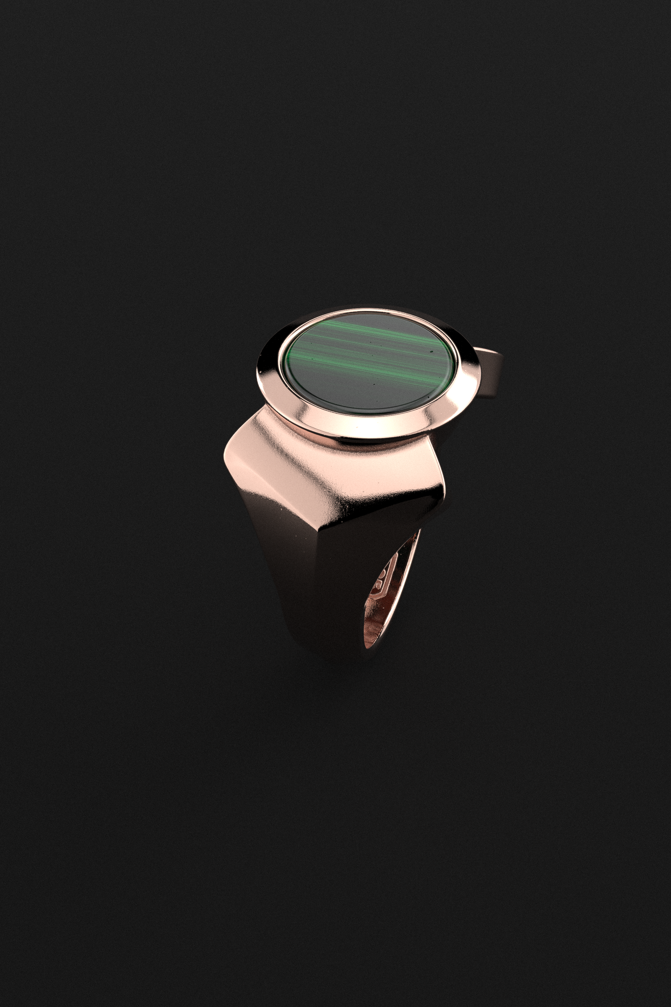 18K Solid Rose Gold Ring \ Kudos