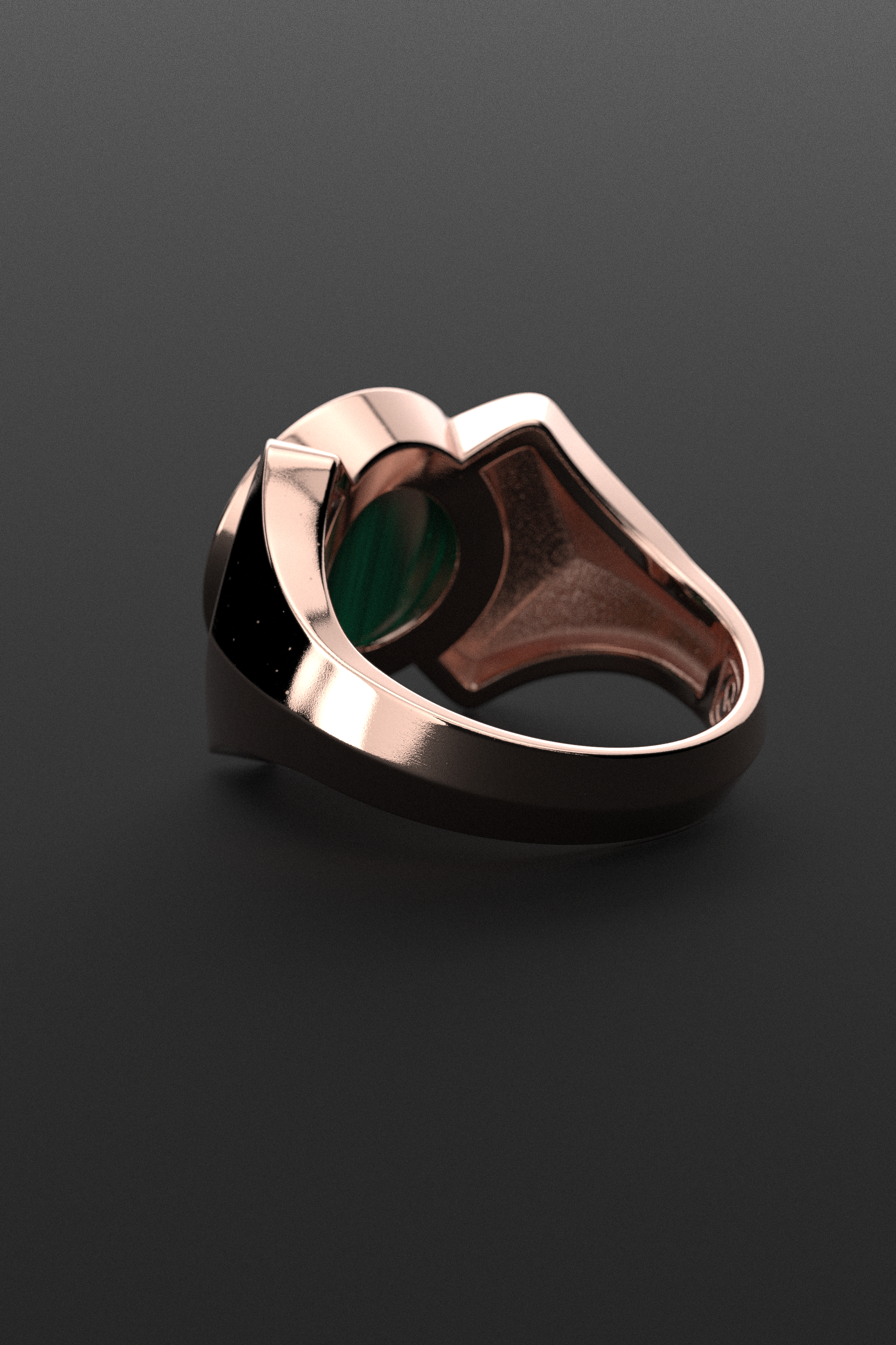 18K Solid Rose Gold Ring \ Kudos