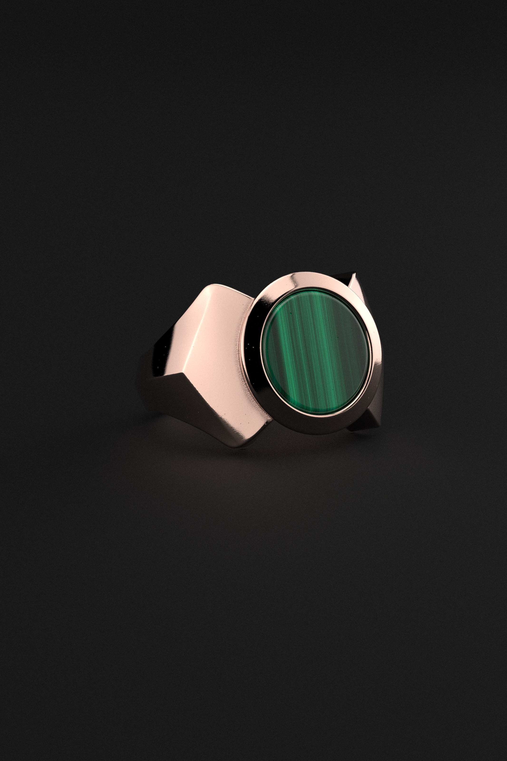 18K Solid Rose Gold Ring \ Kudos