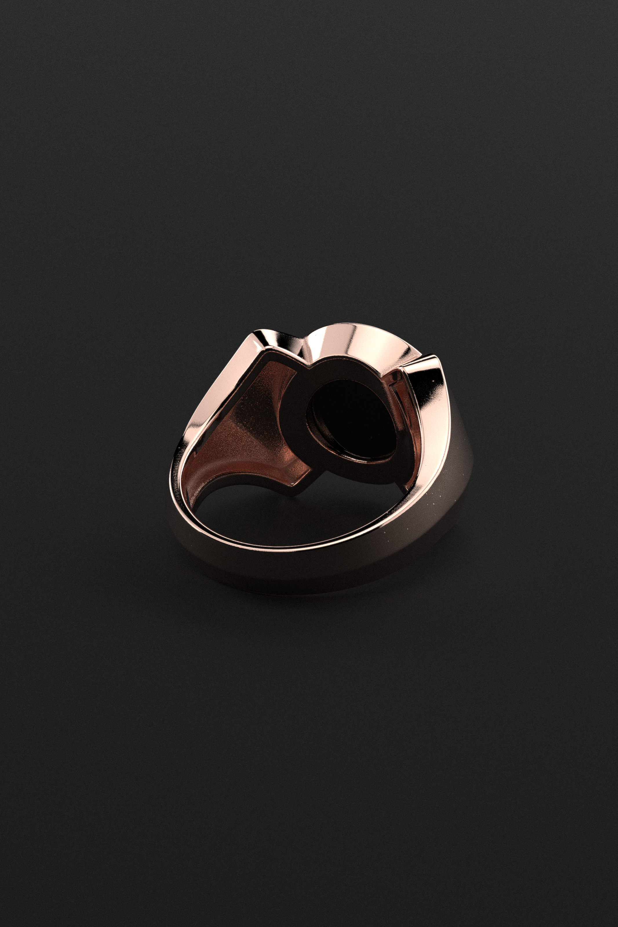 18K Solid Rose Gold Ring \ Kudos