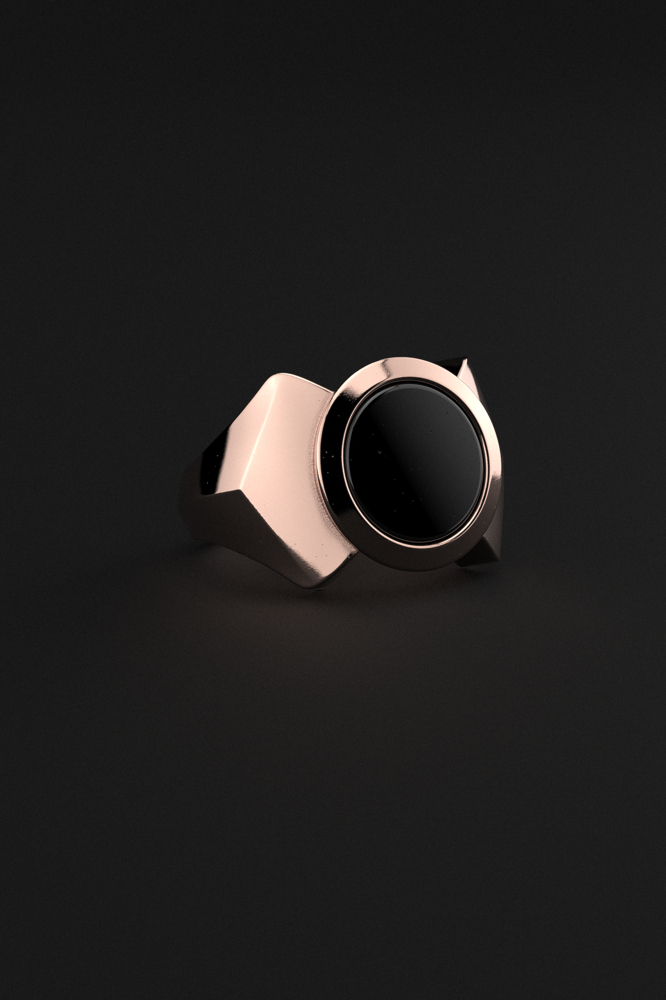 18K Solid Rose Gold Ring \ Kudos