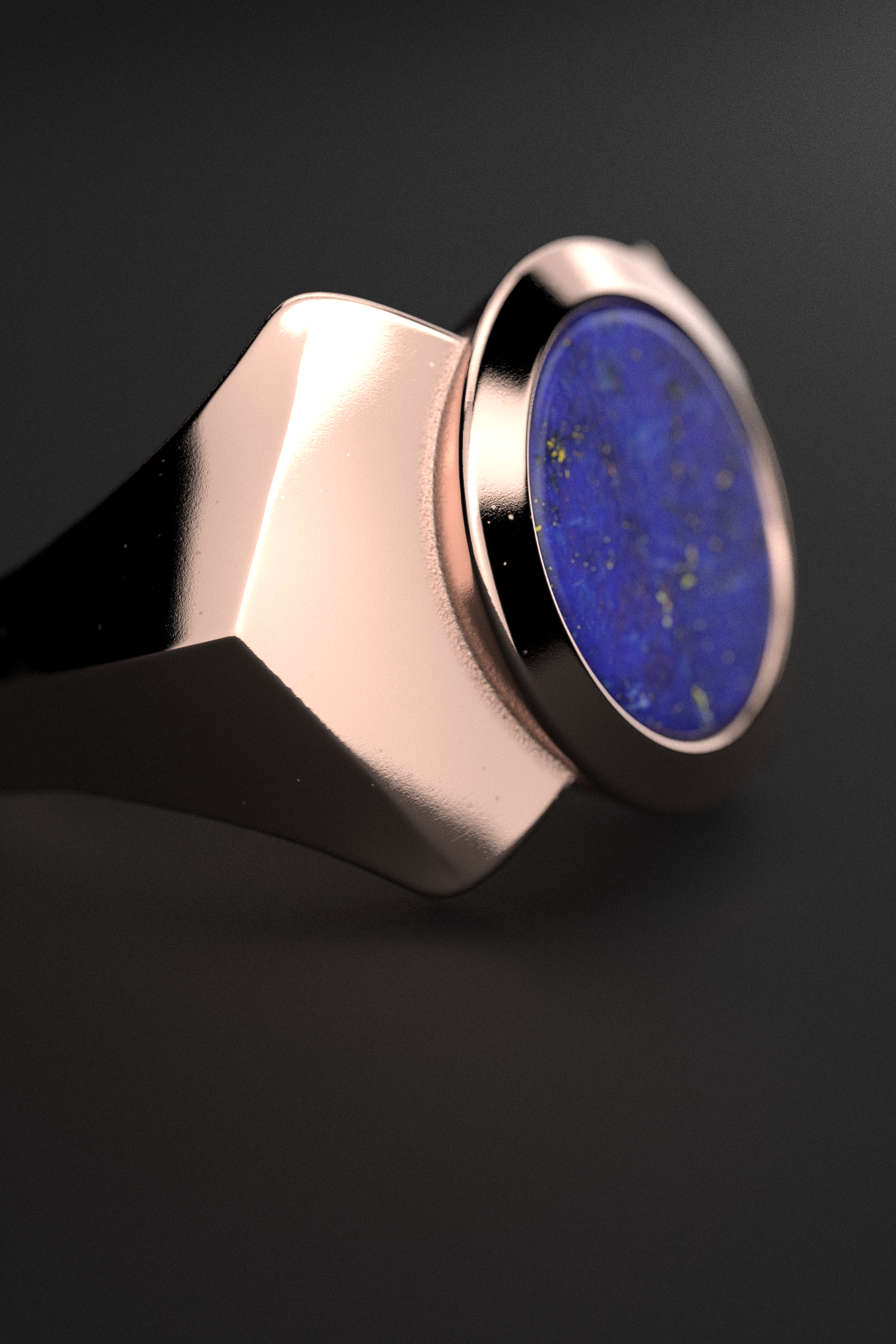 18K Solid Rose Gold Ring \ Kudos