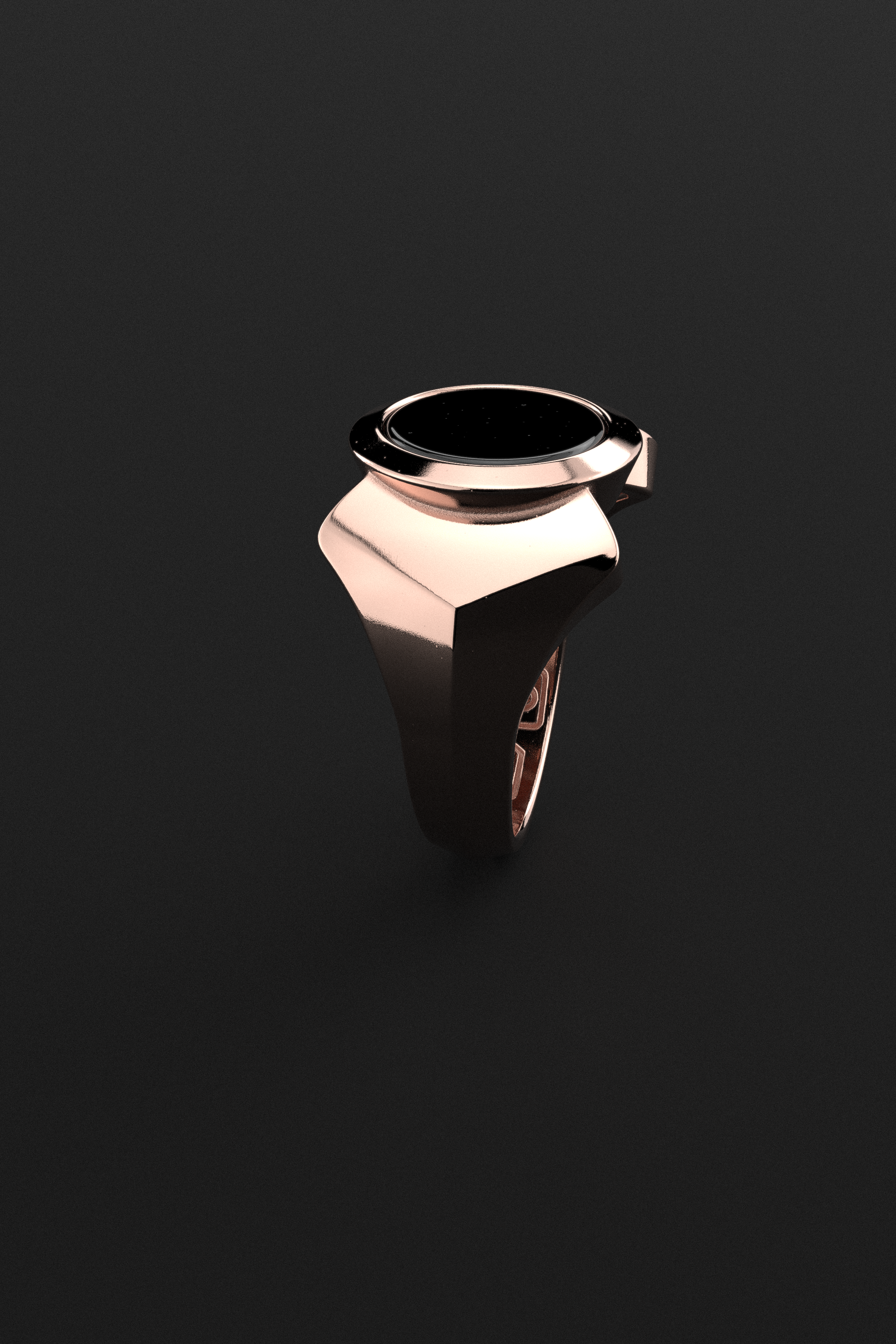 18K Solid Rose Gold Ring \ Kudos