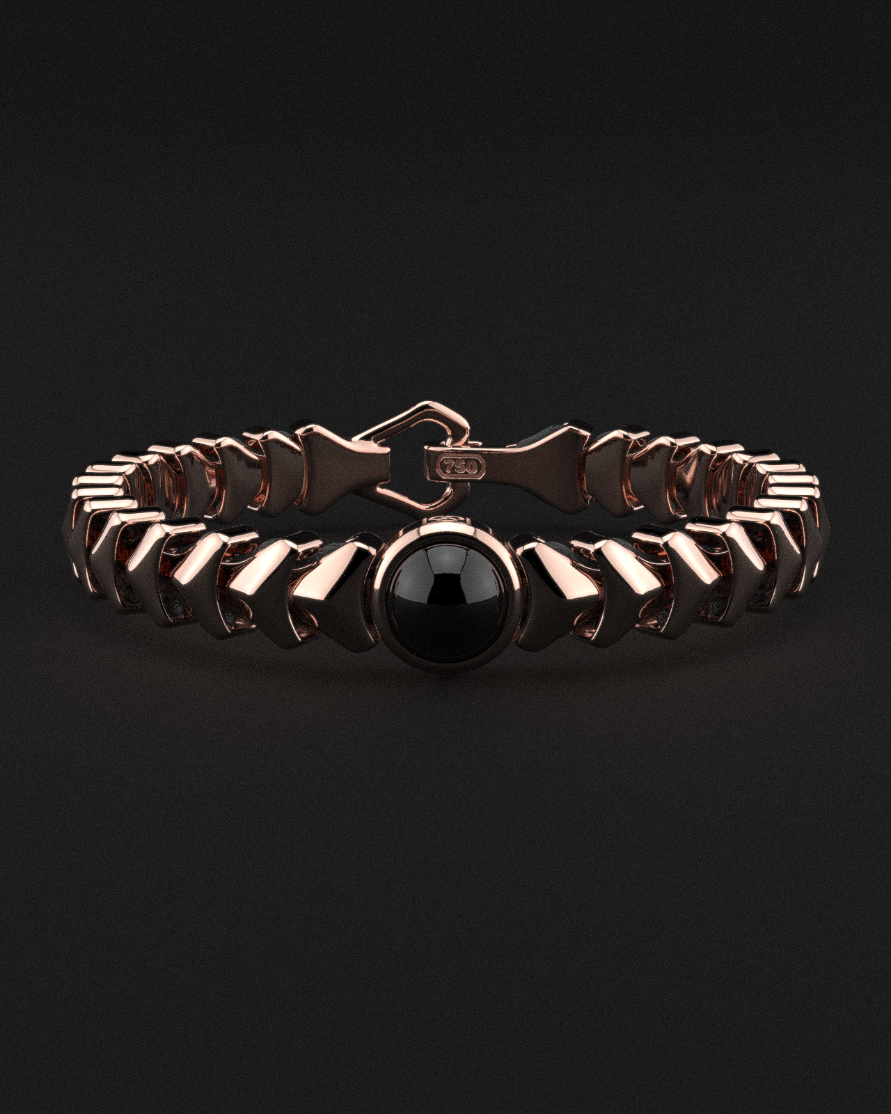 18k Solid Rose Gold Bracelet | Kudos