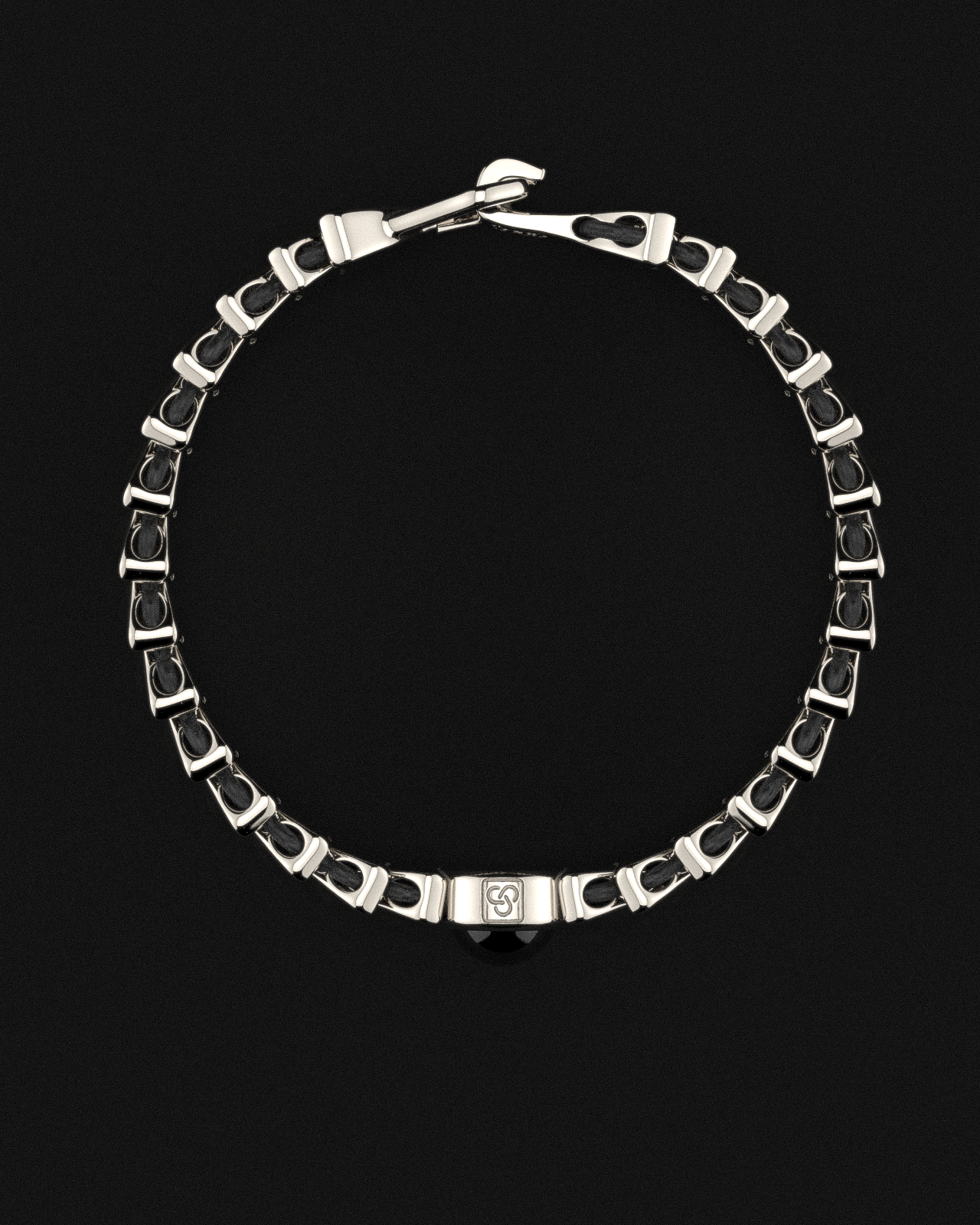 18k Solid White Gold Bracelet | Kudos