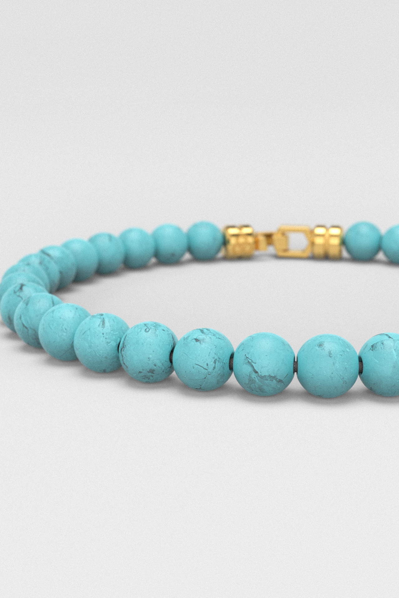 Turquoise Matte Bracelet 8mm | AEON