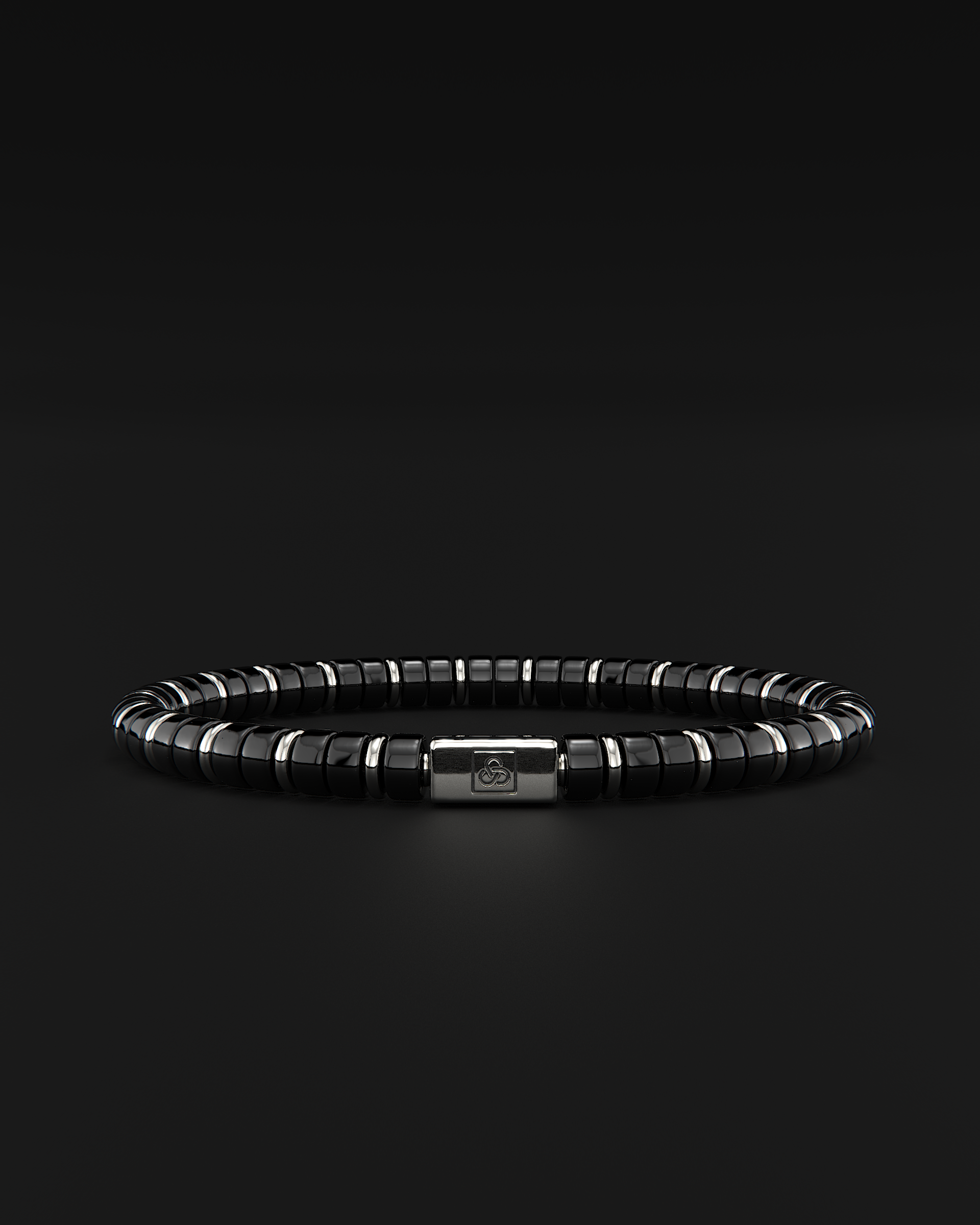 Onyx Bracelet 6mm | Spacer #2
