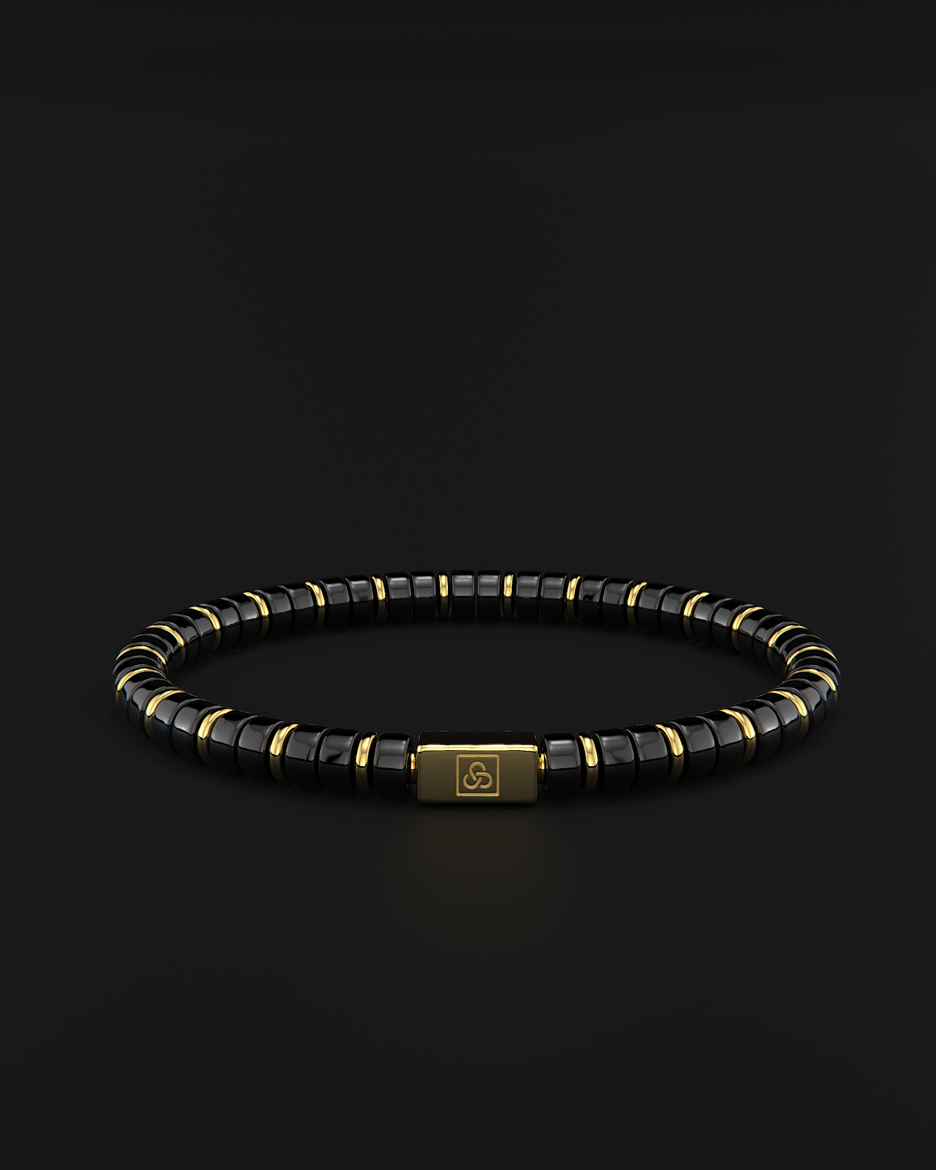 Onyx Bracelet 6mm | Spacer #2