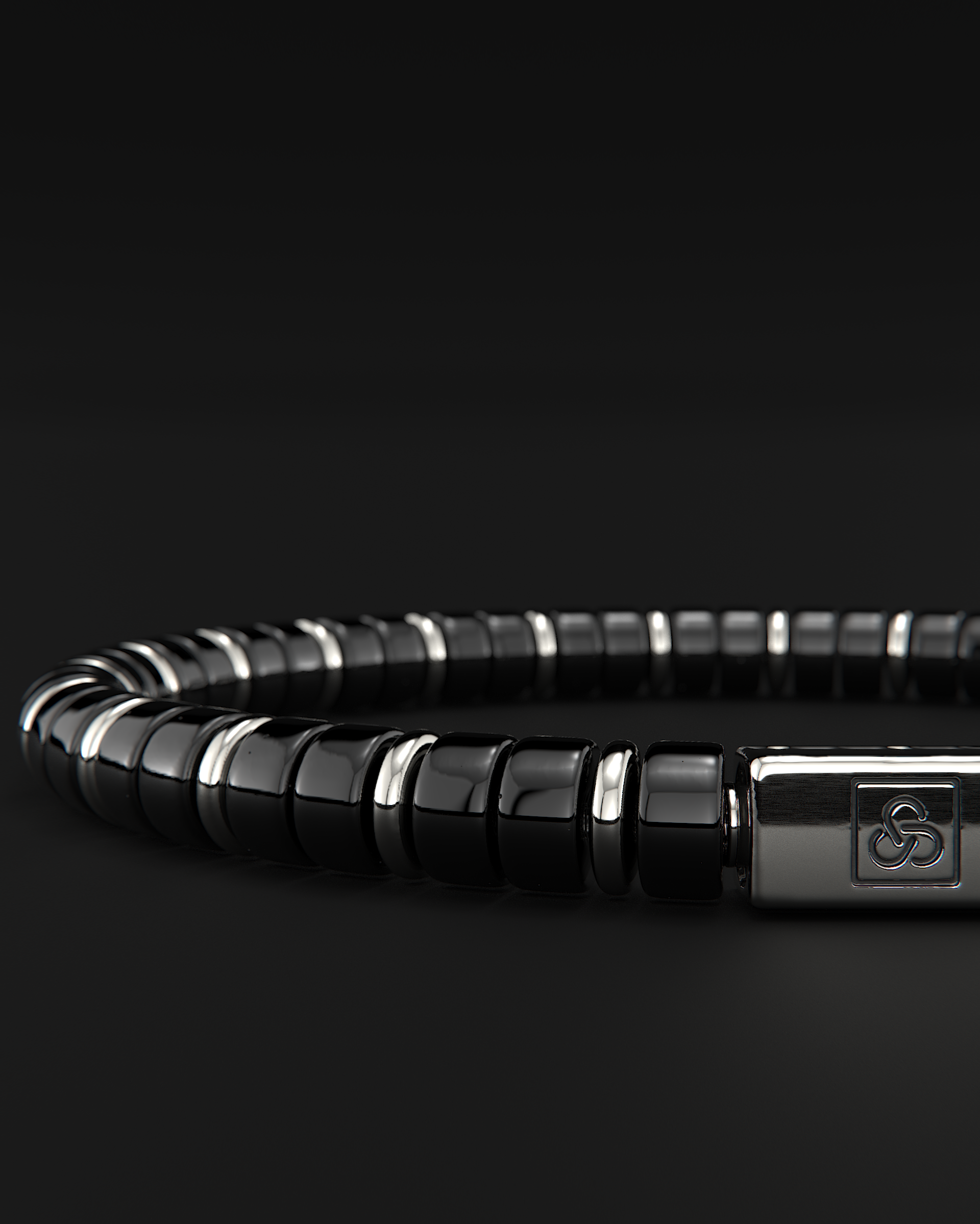 Onyx Bracelet 6mm | Spacer #2