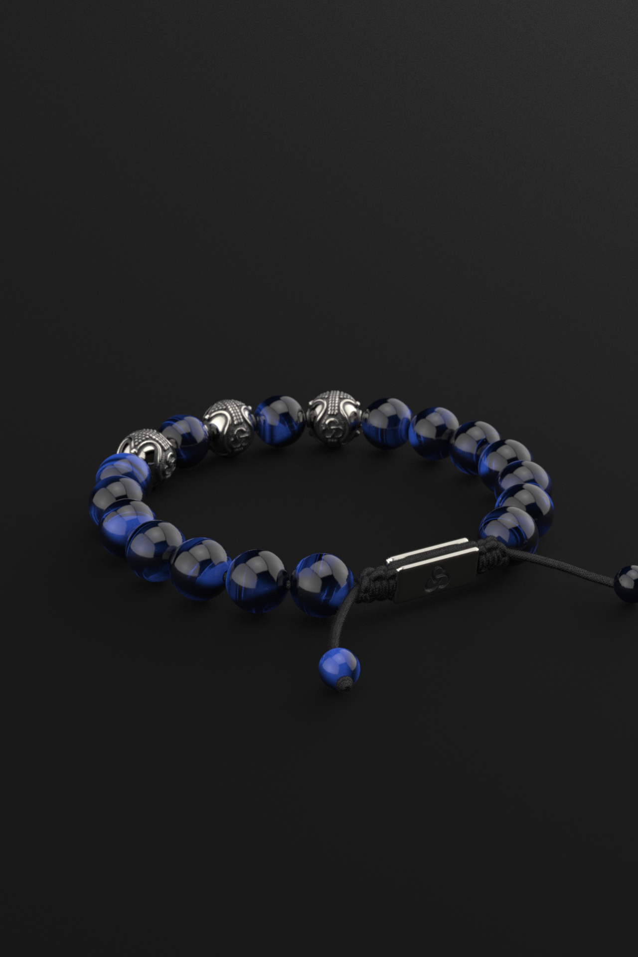 Blue Tiger Eye Bracelet 10mm | Premium