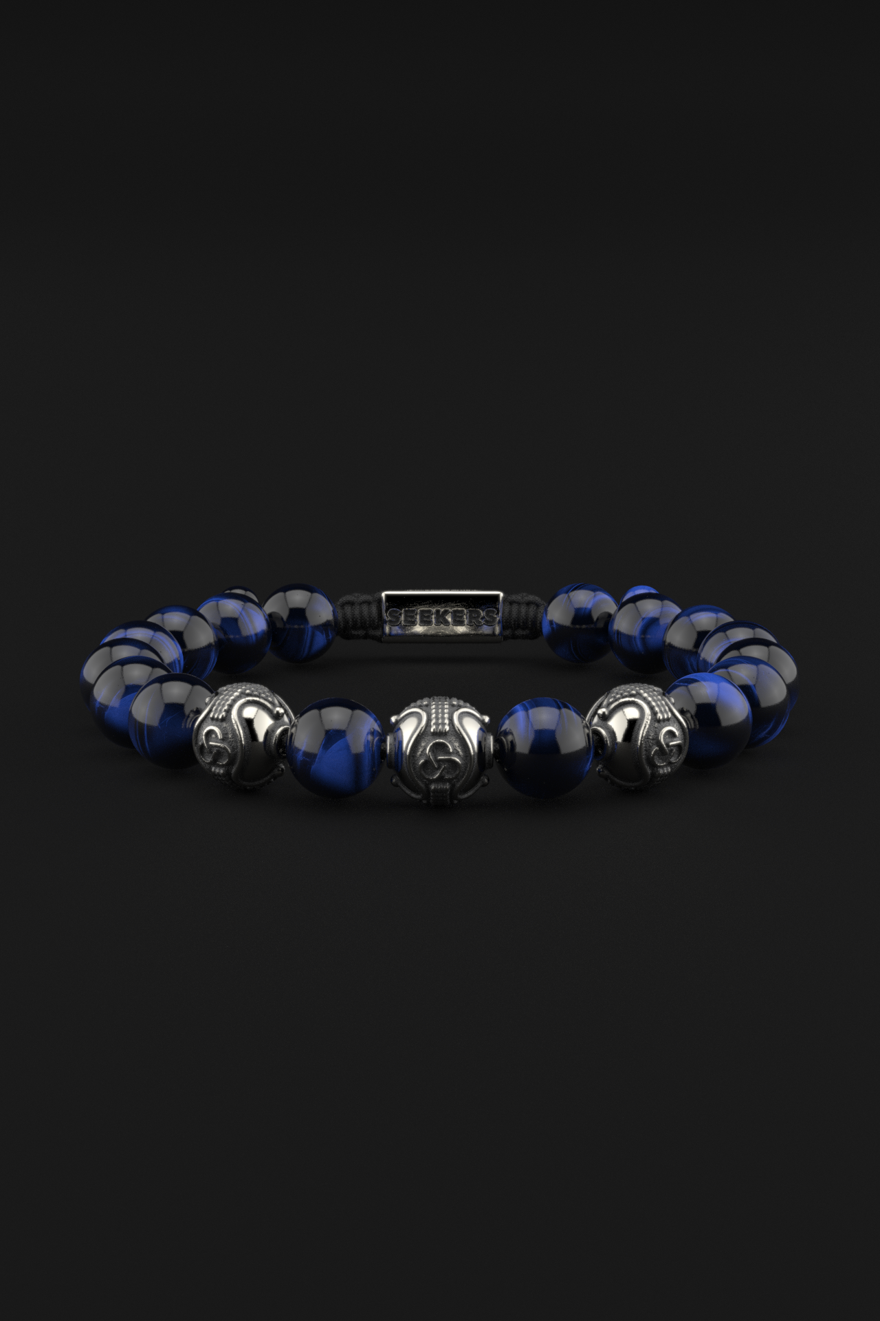 Blue Tiger Eye Bracelet 10mm | Premium