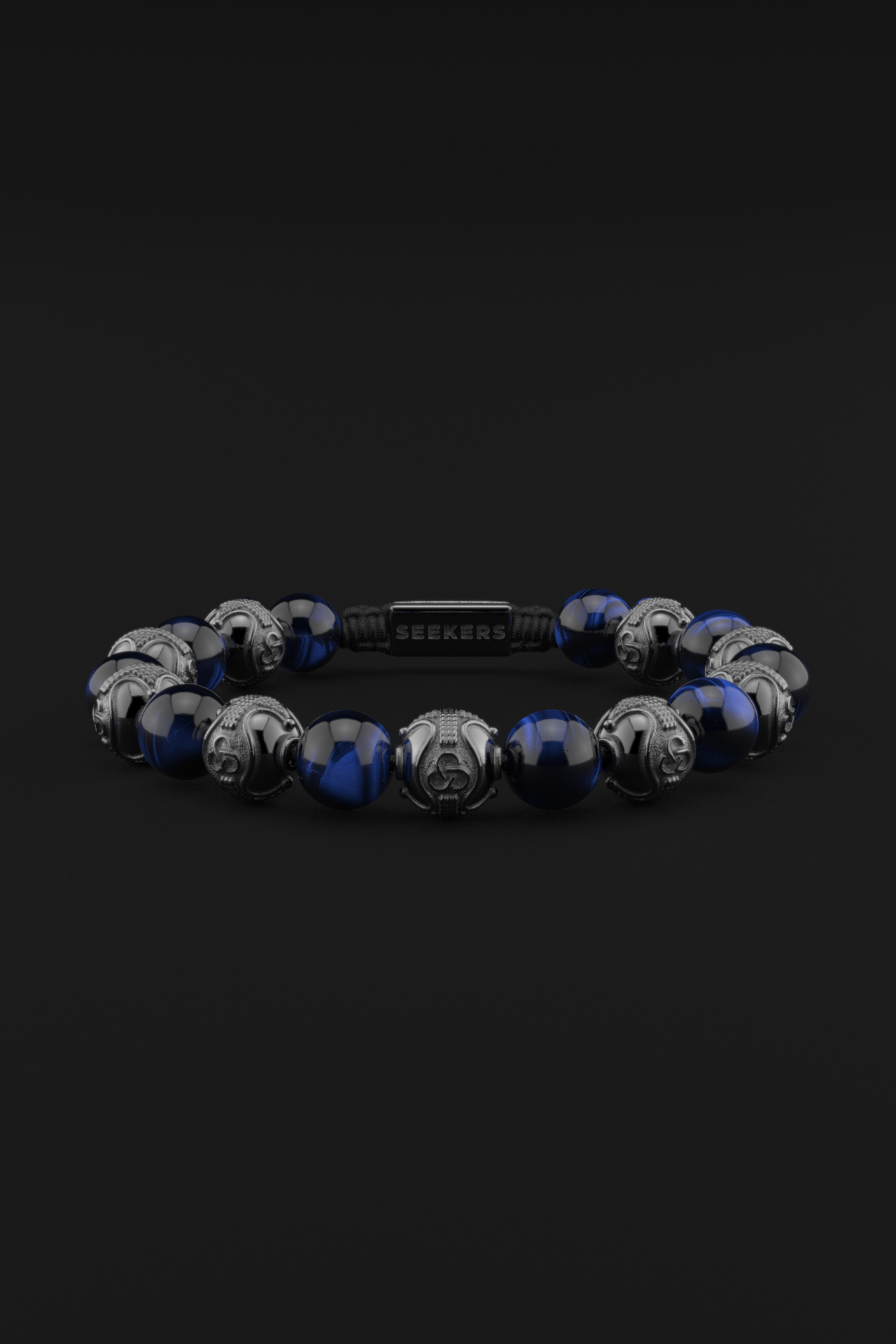 Blue Tiger Eye Bracelet 10mm | Prestige