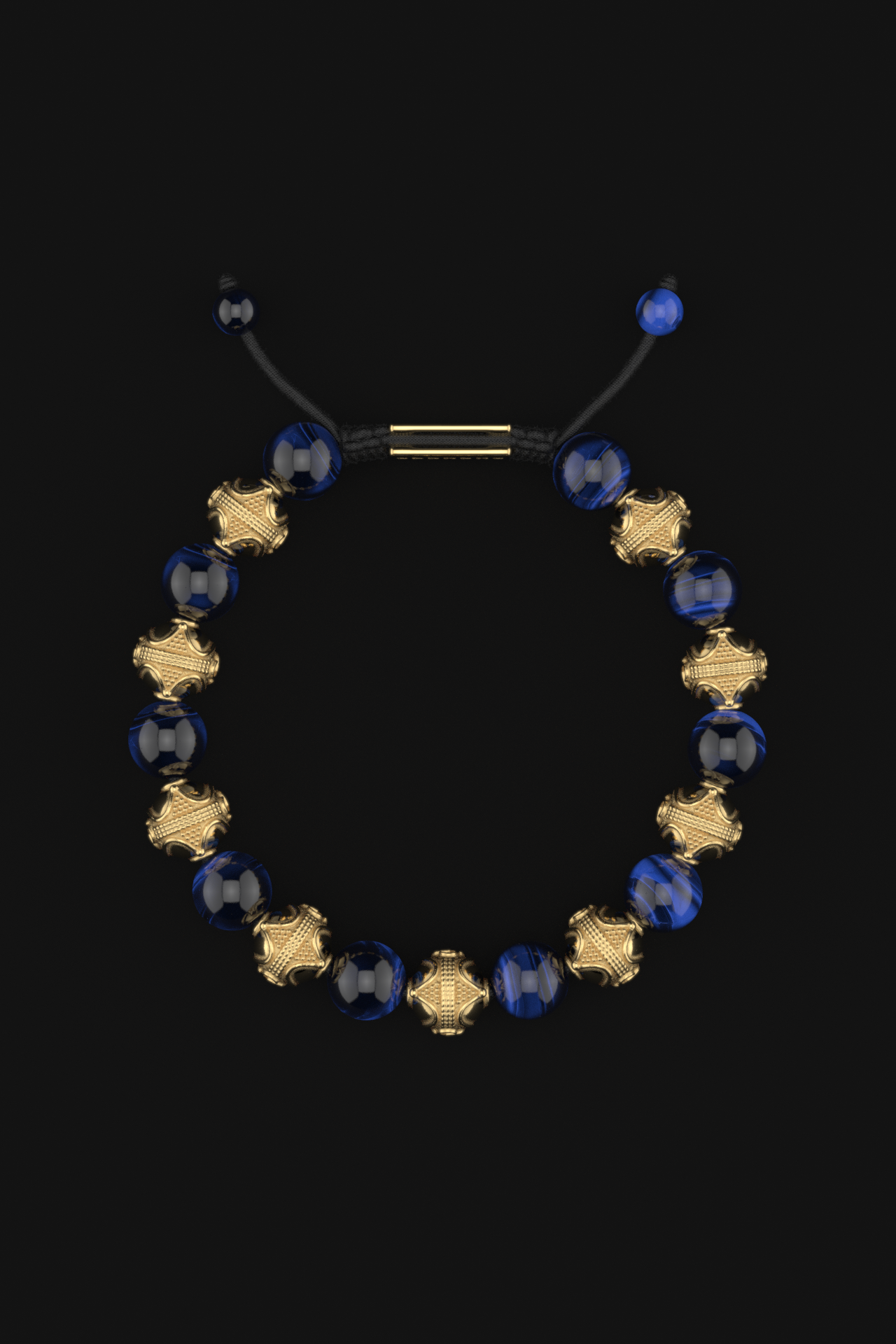 Blue Tiger Eye Bracelet 10mm | Prestige